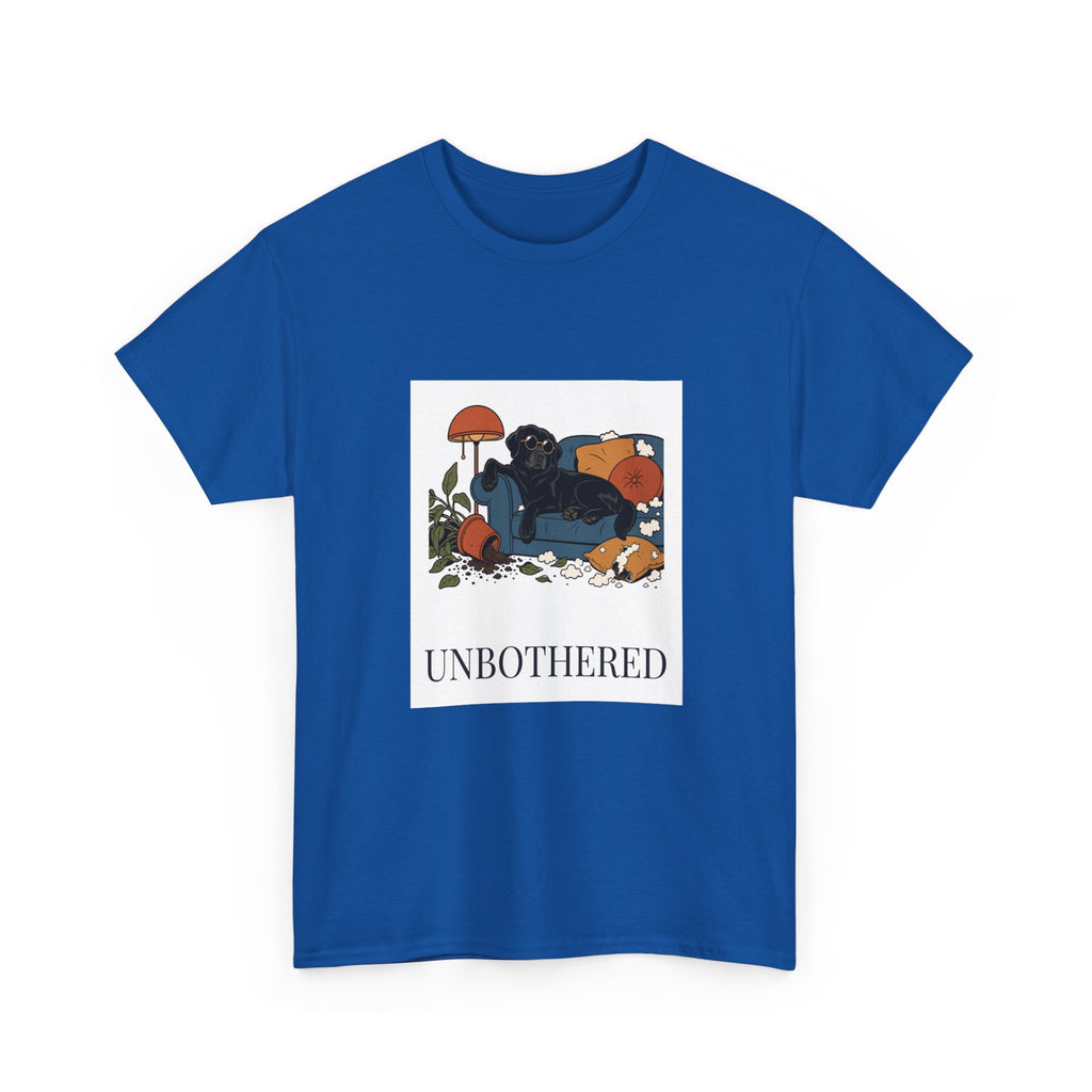 Unbothered Black Lab Tee | Funny Dog Mom Gift