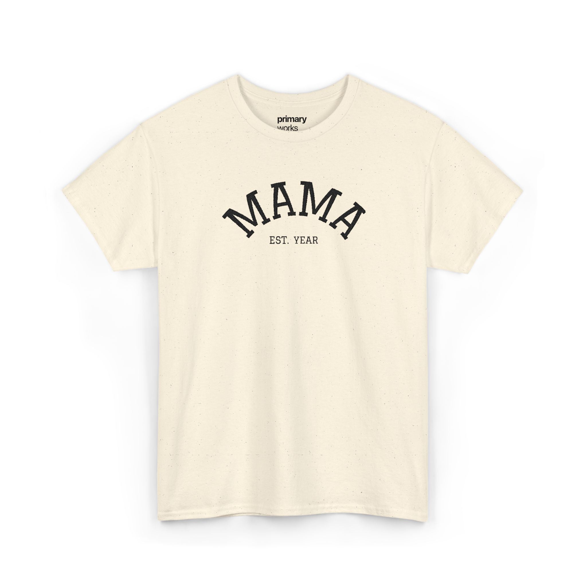 Mama Est. Year T‑Shirt — Vintage Mom Graphic Tee (Custom Year)
