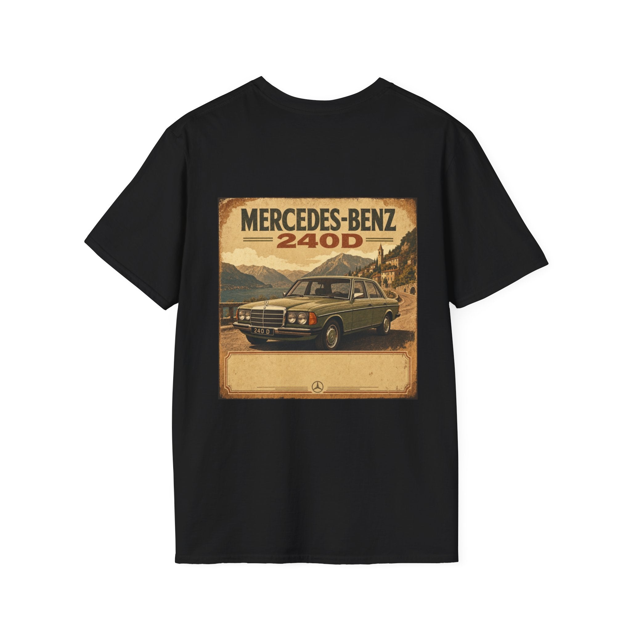 240D Vintage Tee — Back Print
