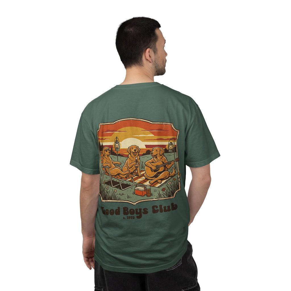Copy of Good Boys Club T-Shirt — Retro Fishing Dogs Graphic Tee