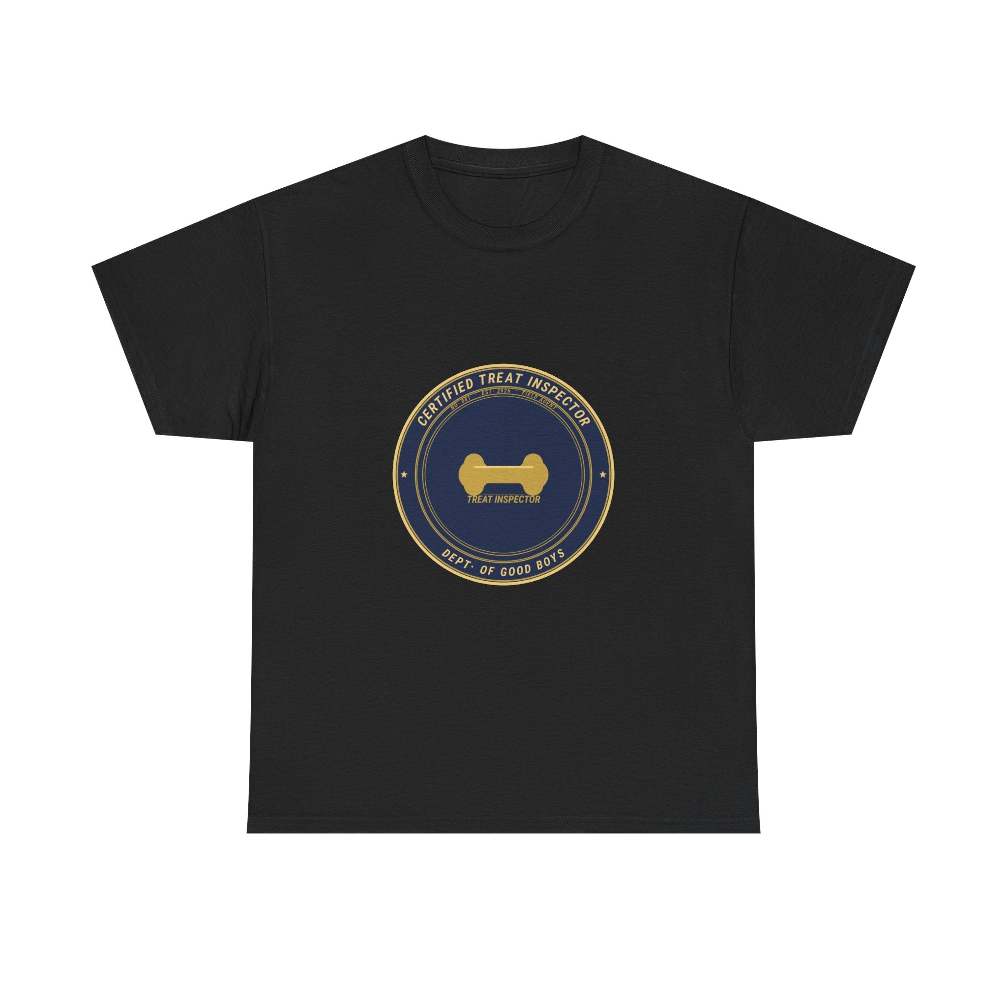 Certified Treat Inspector Dog Tee | Funny Dog Owner Shirt