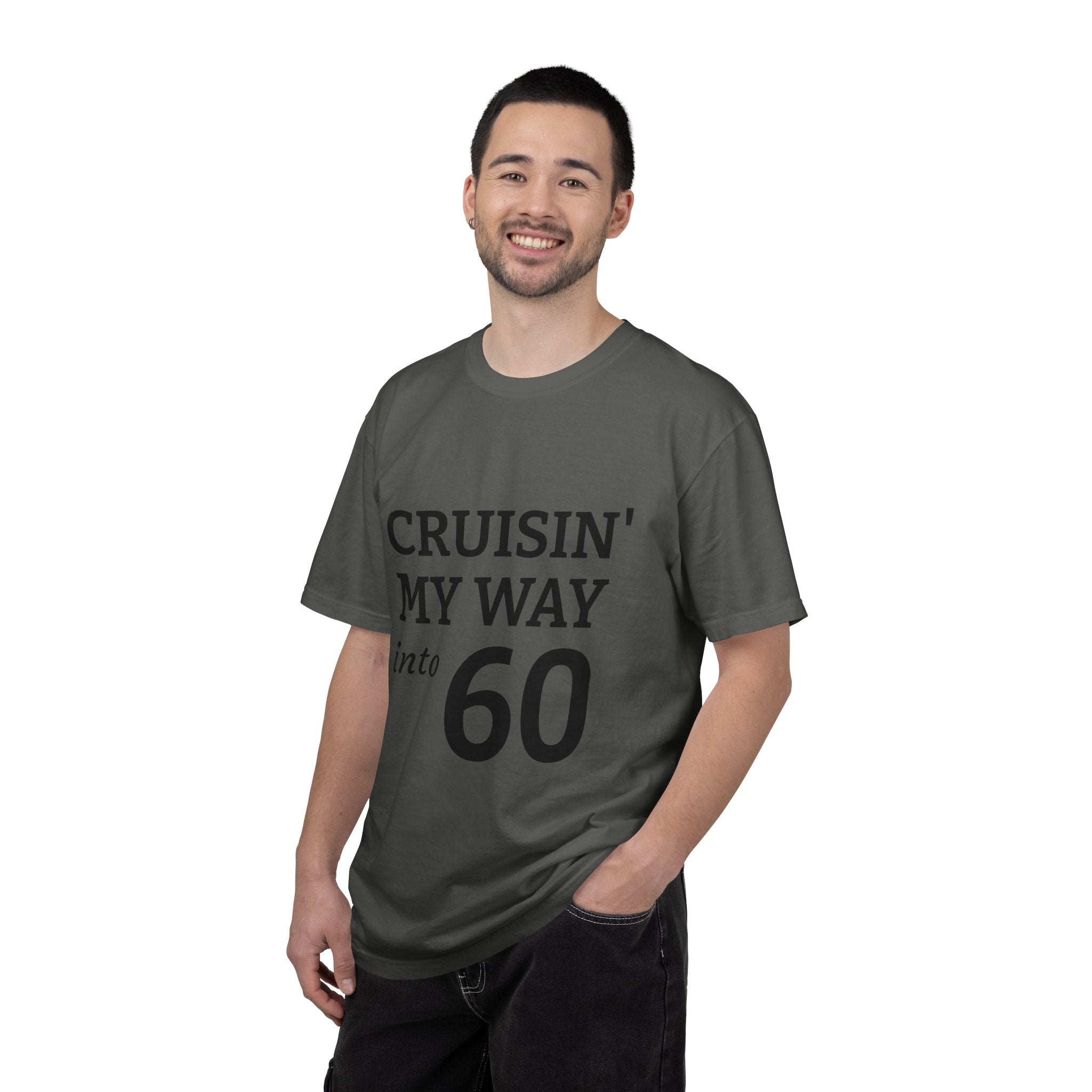 Cruisin' My Way Into 60 T-Shirt — 60th Birthday Gift Tee