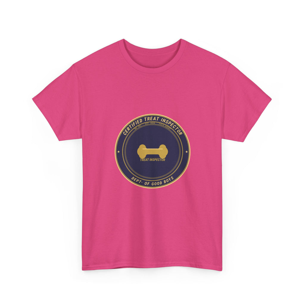Certified Treat Inspector Dog Tee | Funny Dog Owner Shirt