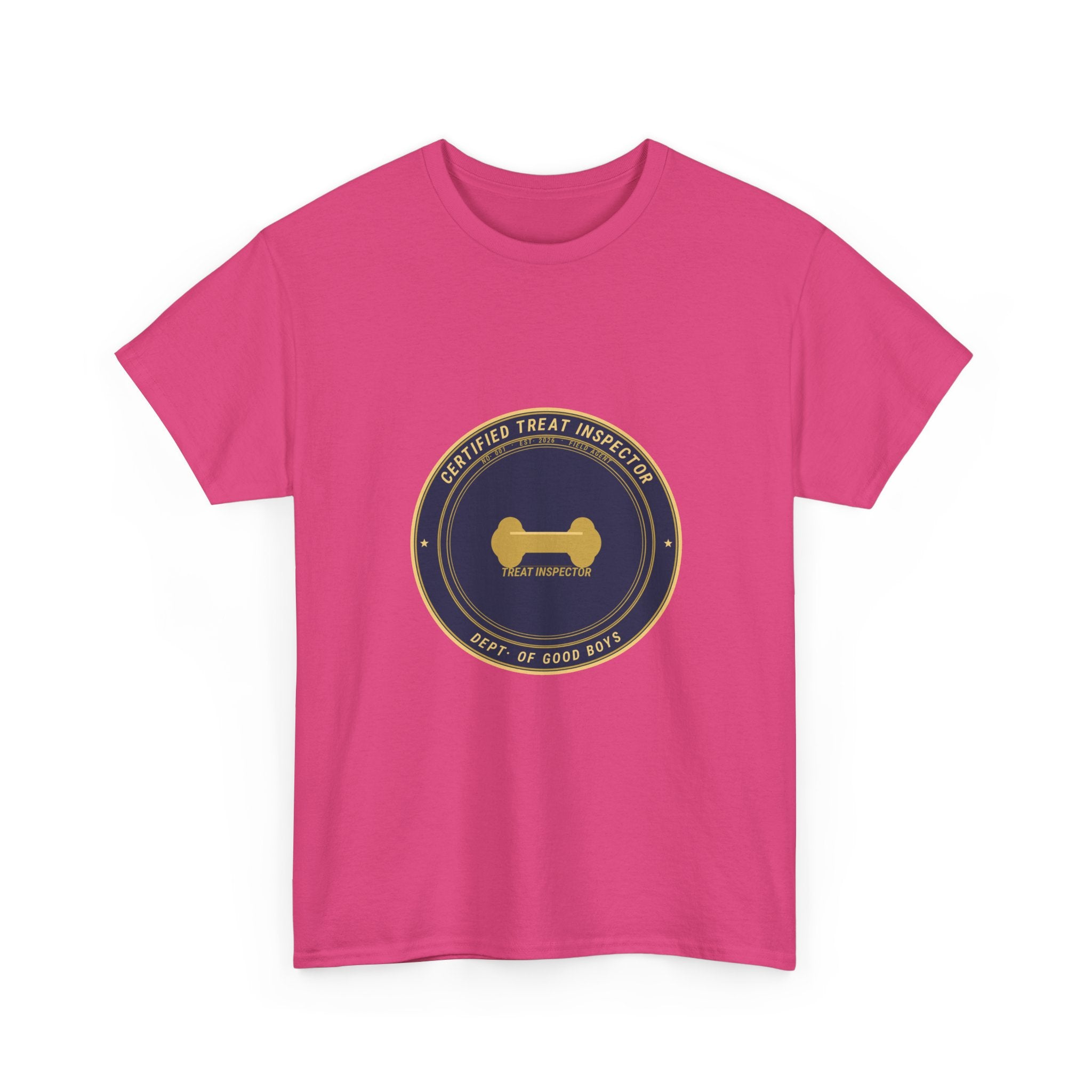 Certified Treat Inspector Dog Tee | Funny Dog Owner Shirt
