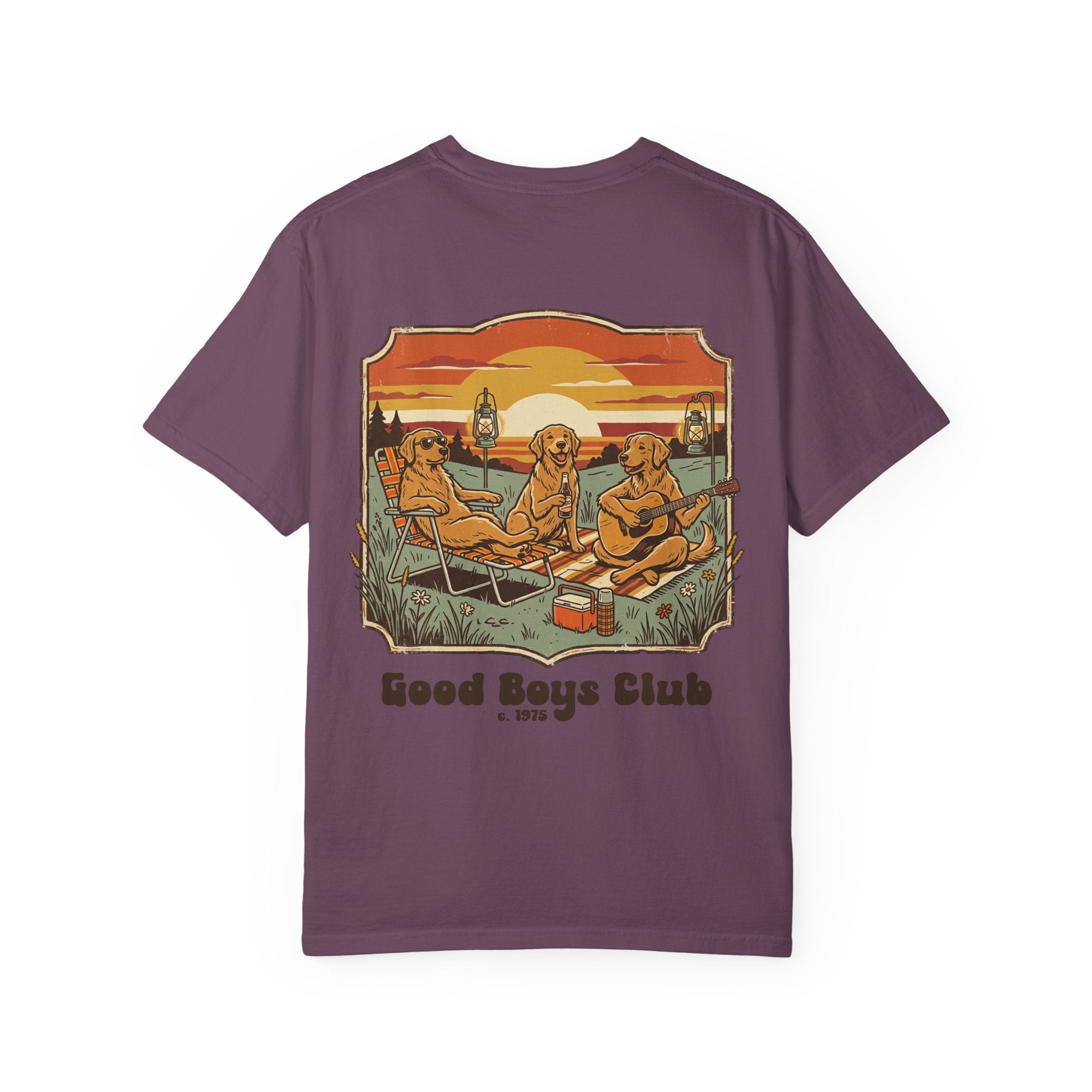 Copy of Good Boys Club T-Shirt — Retro Fishing Dogs Graphic Tee