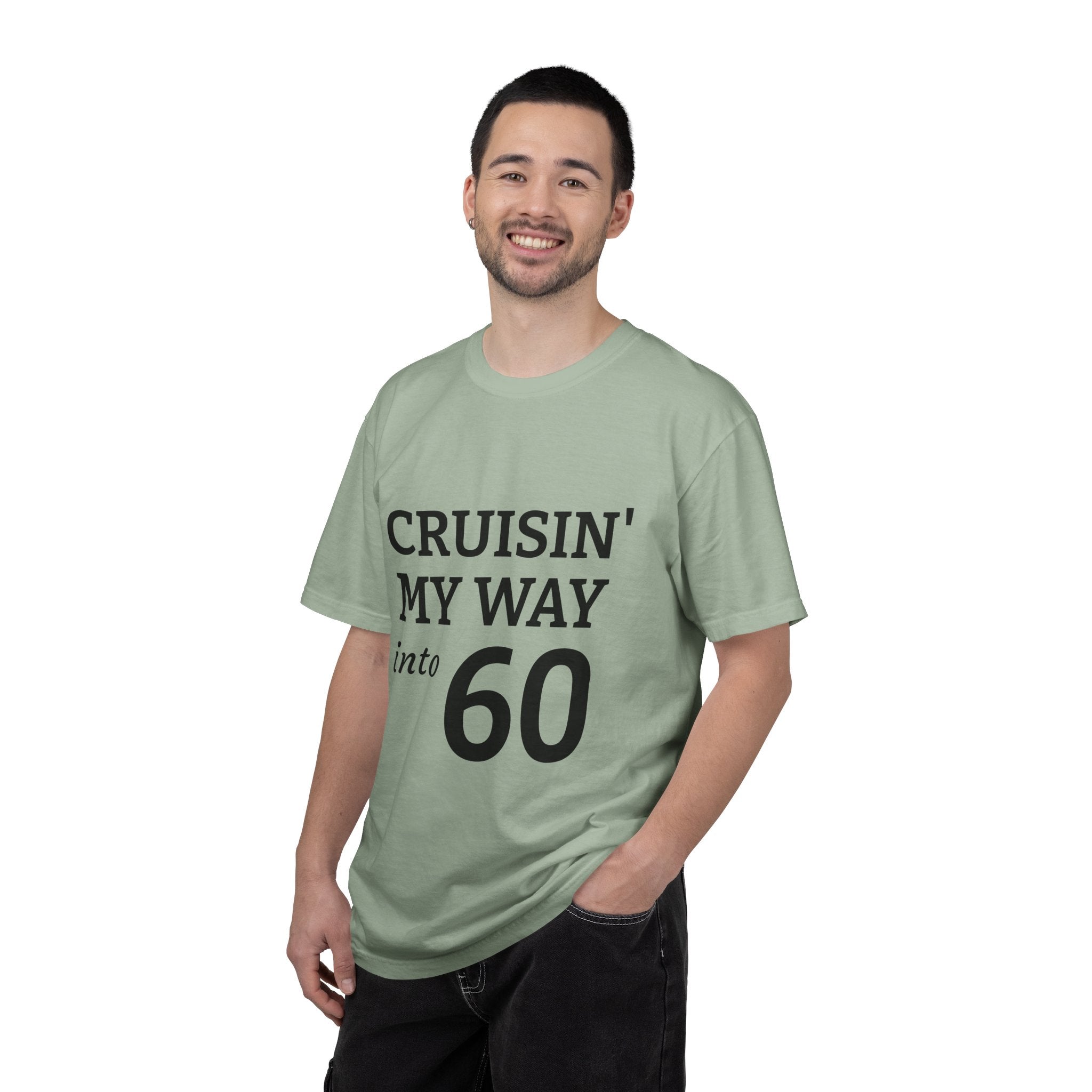 Cruisin' My Way Into 60 T-Shirt — 60th Birthday Gift Tee