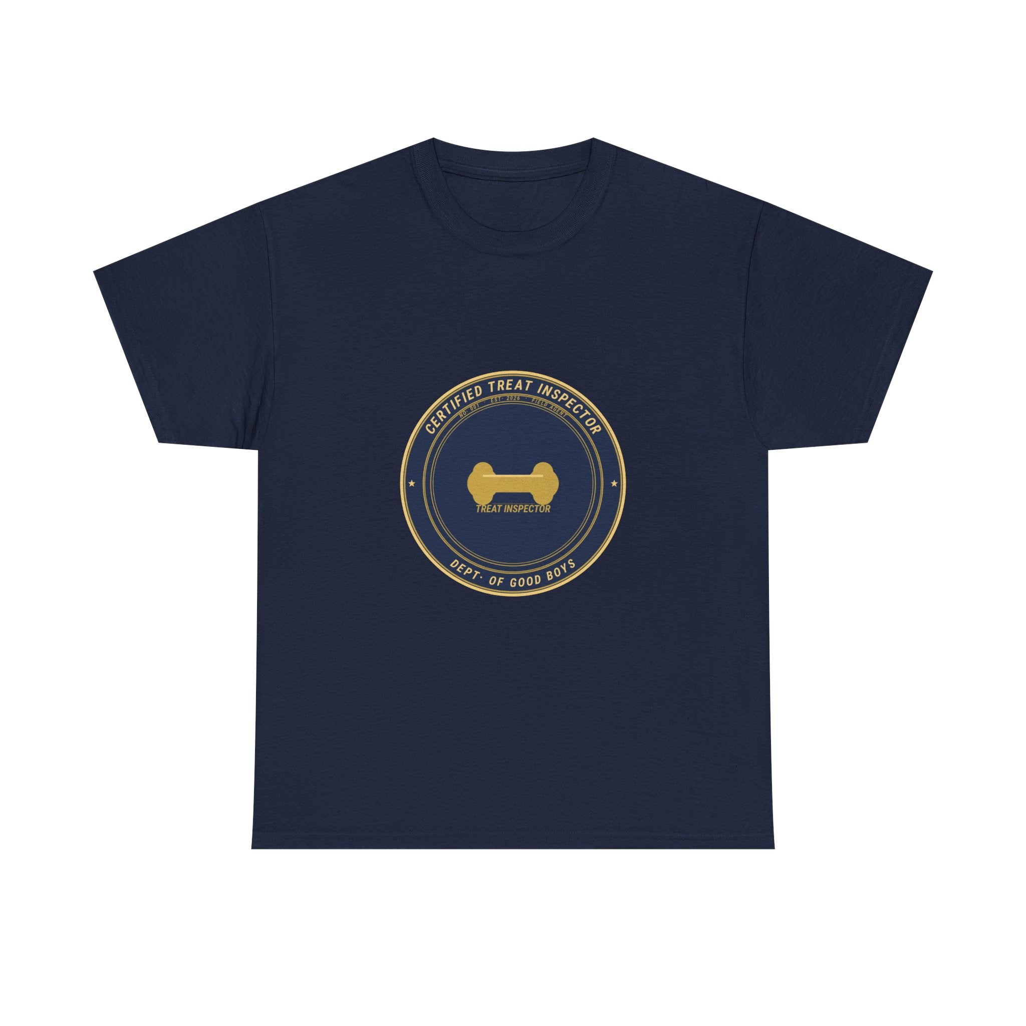 Certified Treat Inspector Dog Tee | Funny Dog Owner Shirt