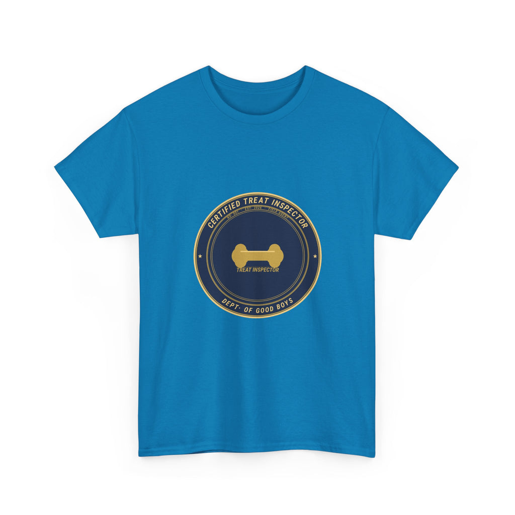 Certified Treat Inspector Dog Tee | Funny Dog Owner Shirt