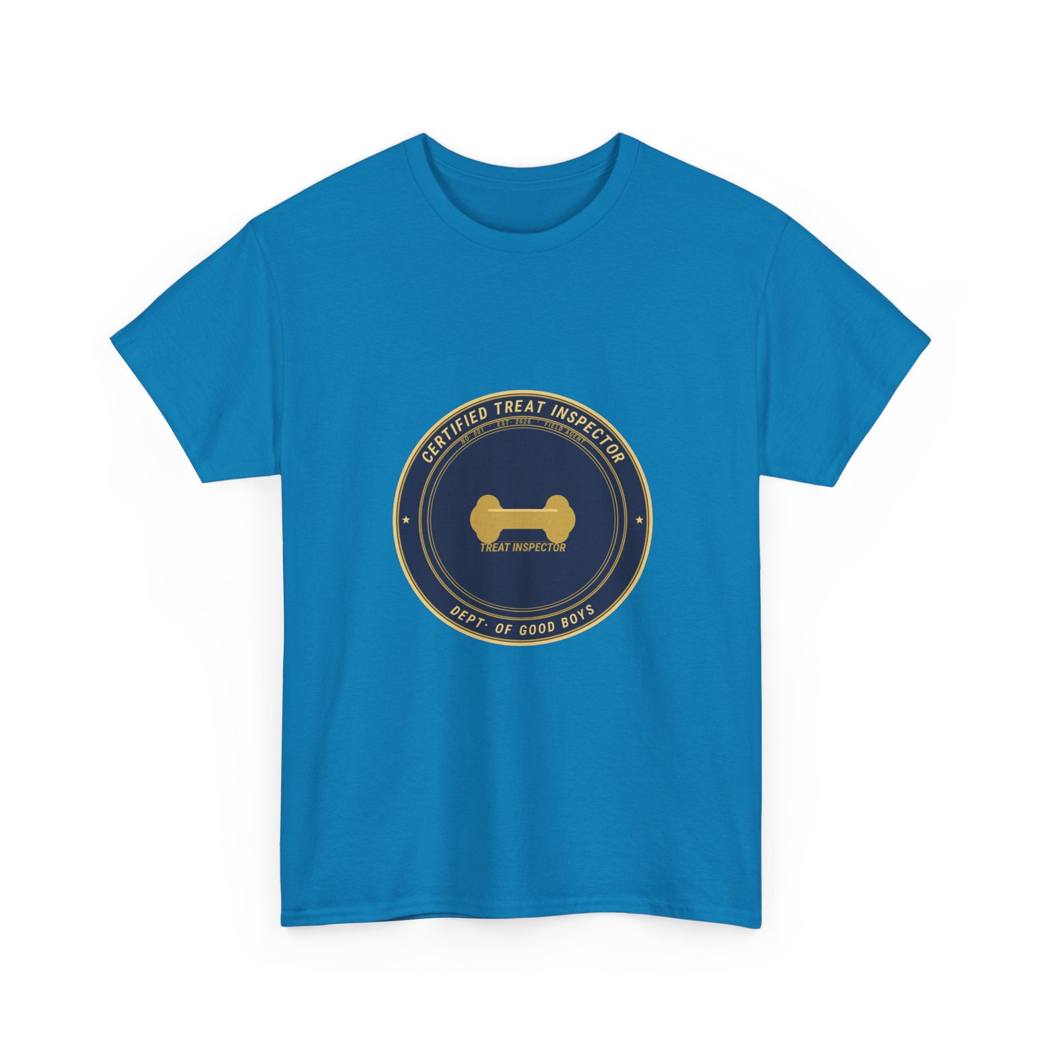 Certified Treat Inspector Dog Tee | Funny Dog Owner Shirt