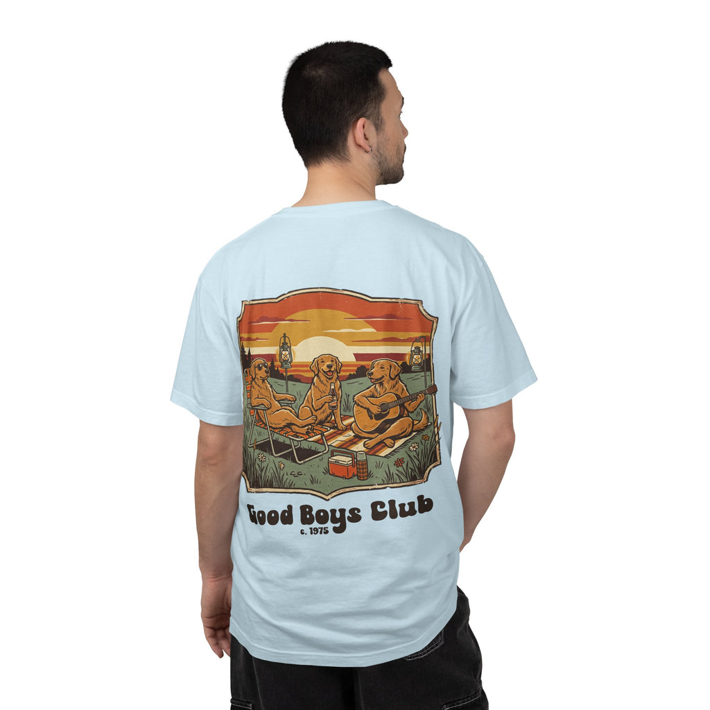 Copy of Good Boys Club T-Shirt — Retro Fishing Dogs Graphic Tee