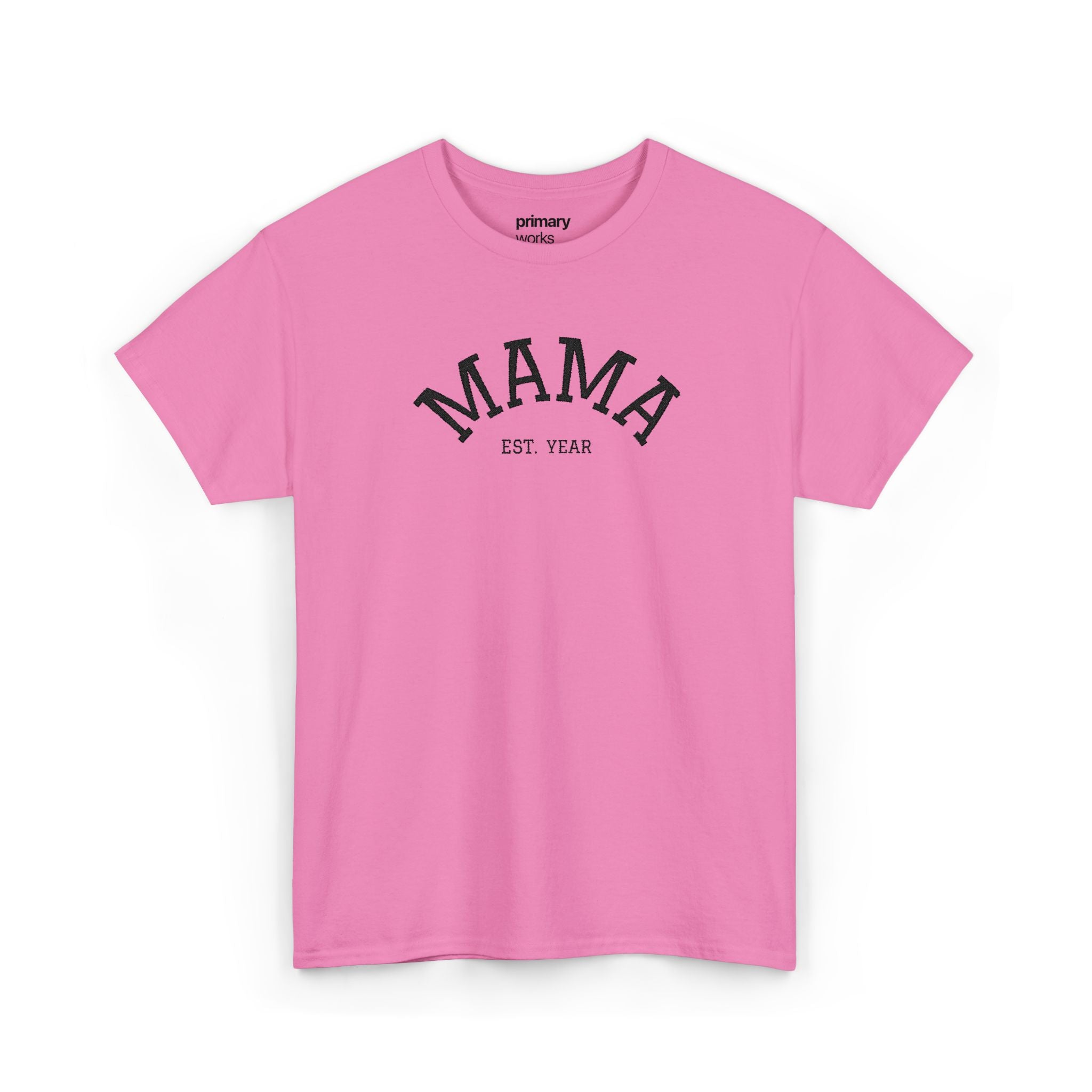 Mama Est. Year T‑Shirt — Vintage Mom Graphic Tee (Custom Year)