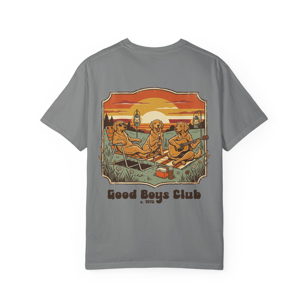 Copy of Good Boys Club T-Shirt — Retro Fishing Dogs Graphic Tee