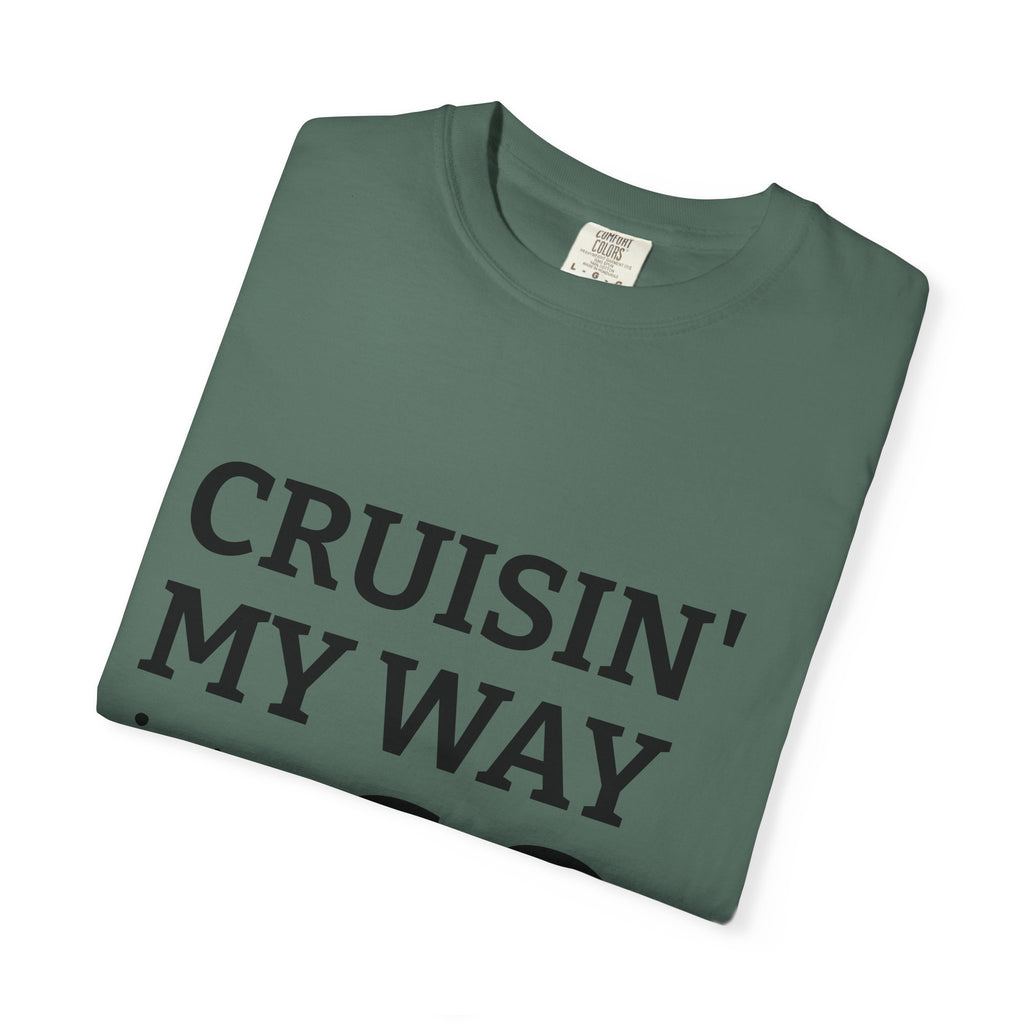 Cruisin' My Way Into 60 T-Shirt — 60th Birthday Gift Tee