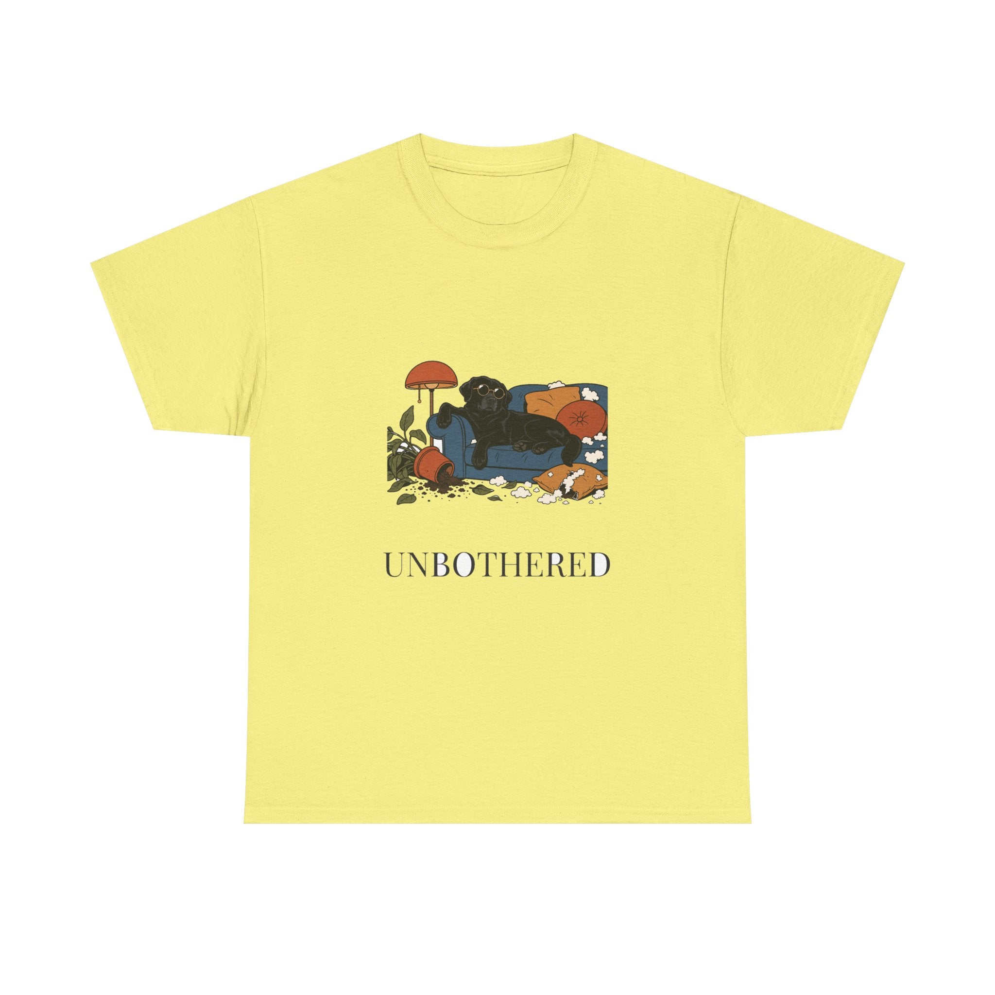 Unbothered Black Lab Tee | Funny Dog Mom Gift