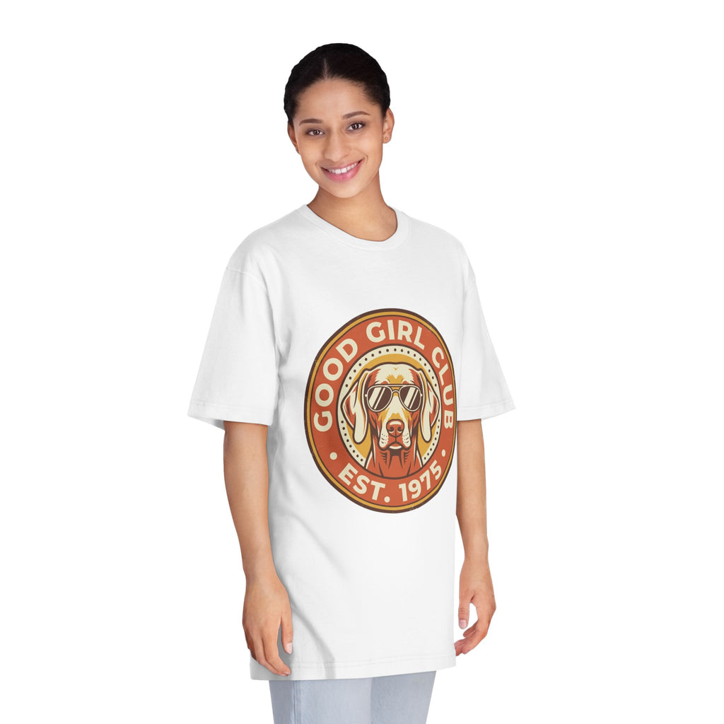 Good Girl Club Dog Emblem T-Shirt | Retro Badge, Established 1975