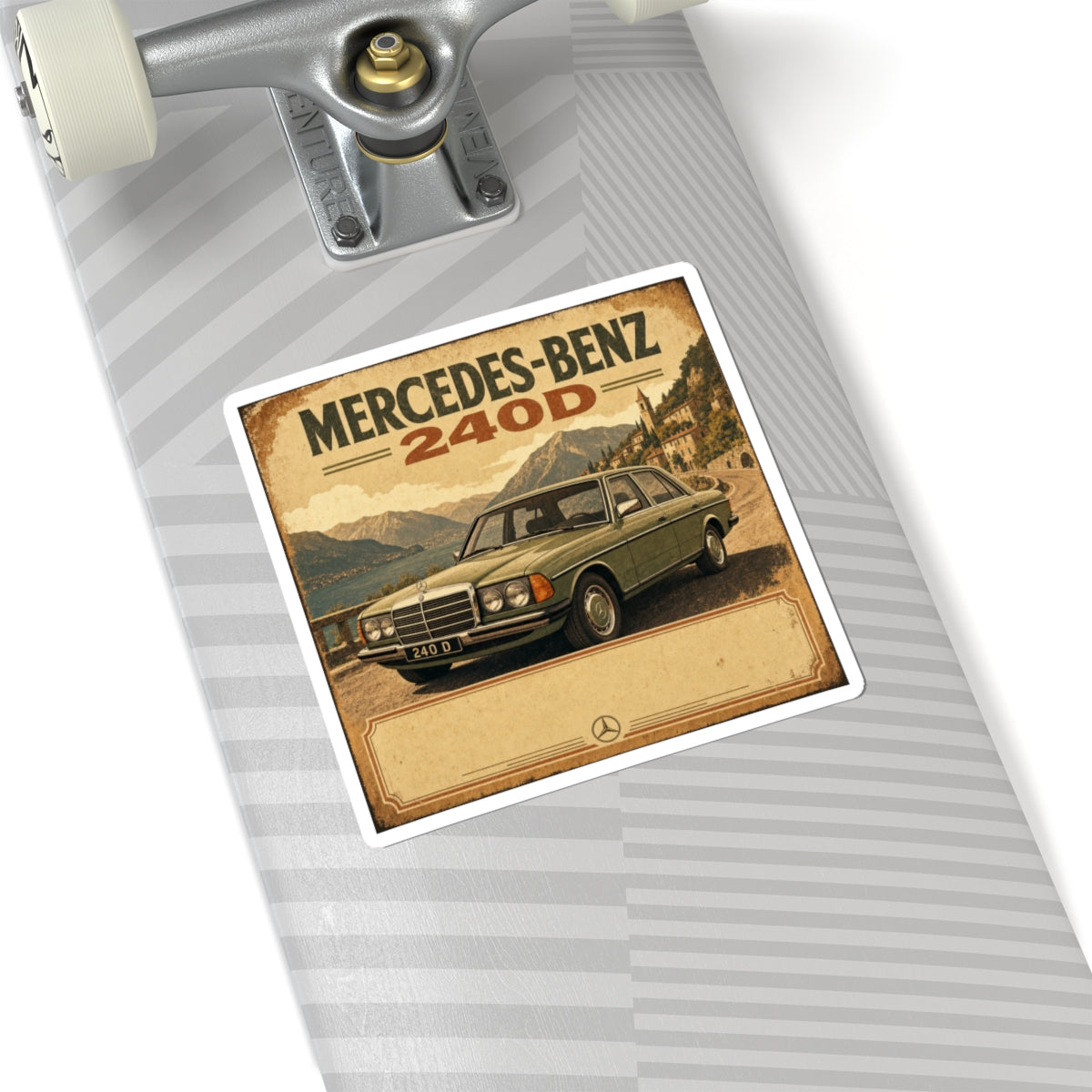 240D Retro Poster Sticker