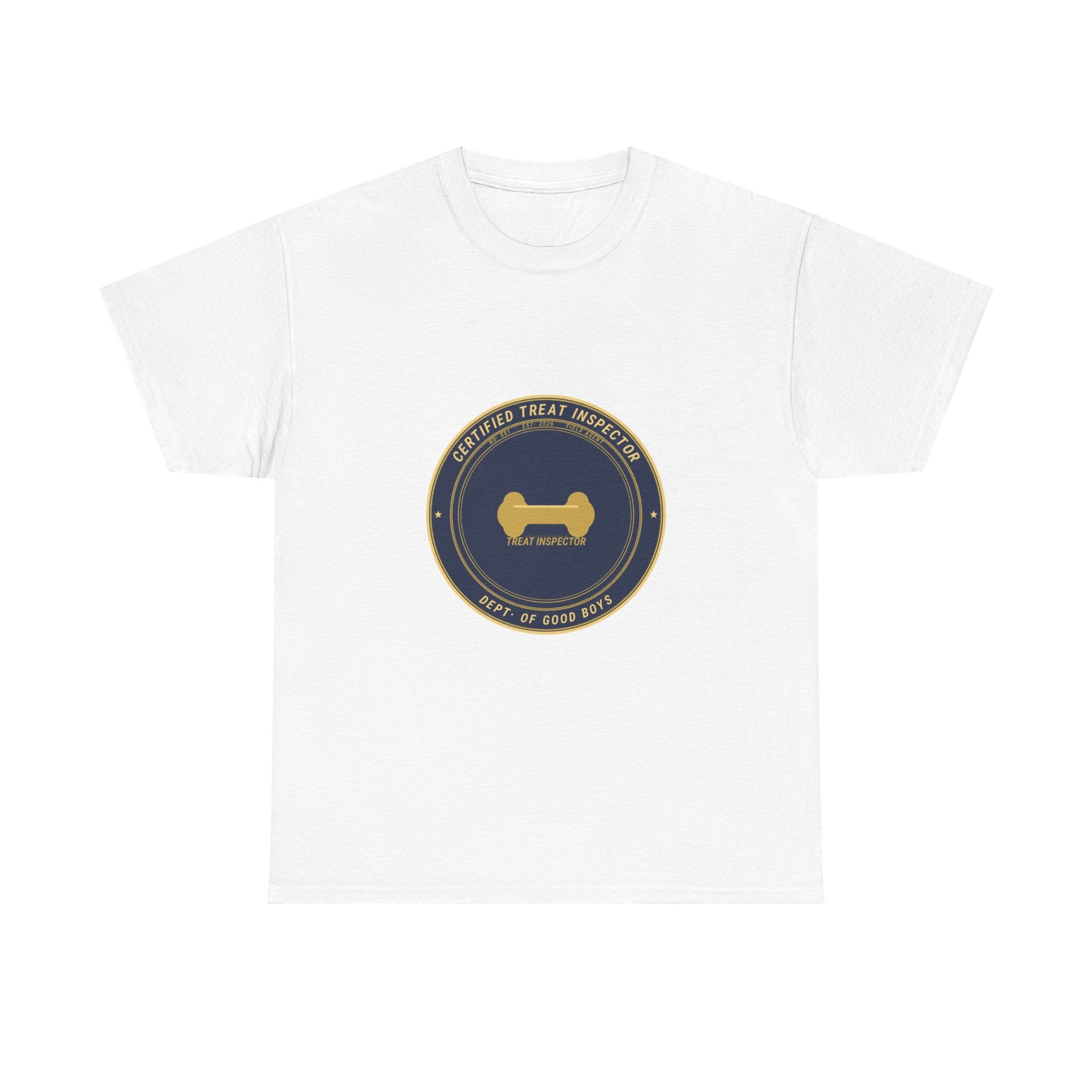 Certified Treat Inspector Dog Tee | Funny Dog Owner Shirt