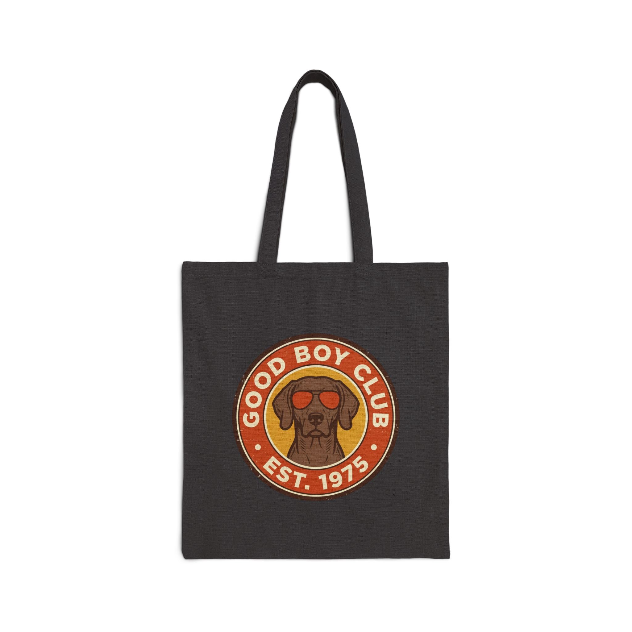 Good Boy Club Dog Logo Tote Bag | Canvas Dog Lover Tote