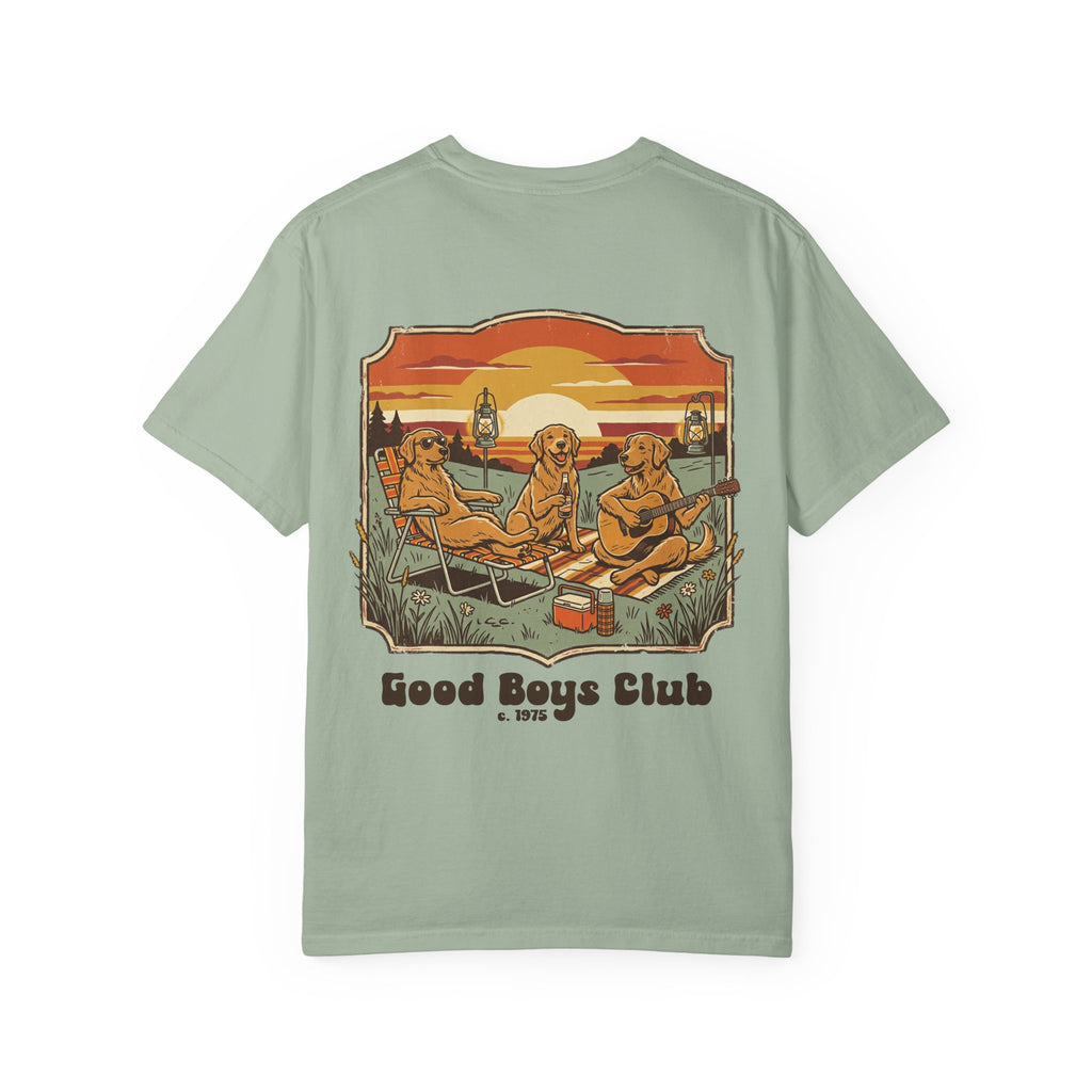 Copy of Good Boys Club T-Shirt — Retro Fishing Dogs Graphic Tee