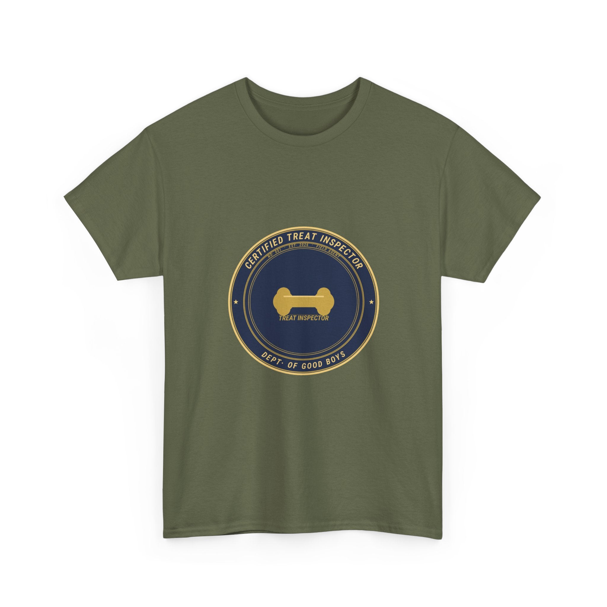 Certified Treat Inspector Dog Tee | Funny Dog Owner Shirt