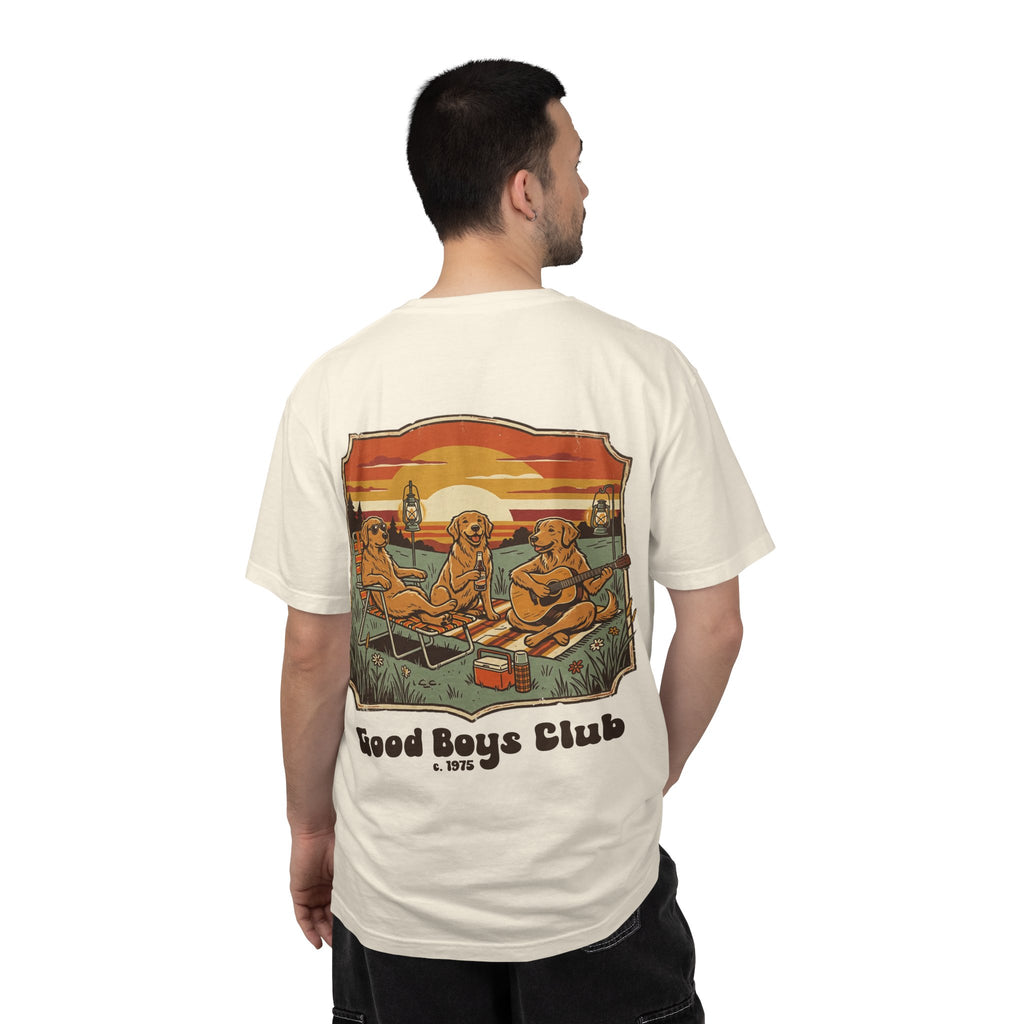 Copy of Good Boys Club T-Shirt — Retro Fishing Dogs Graphic Tee