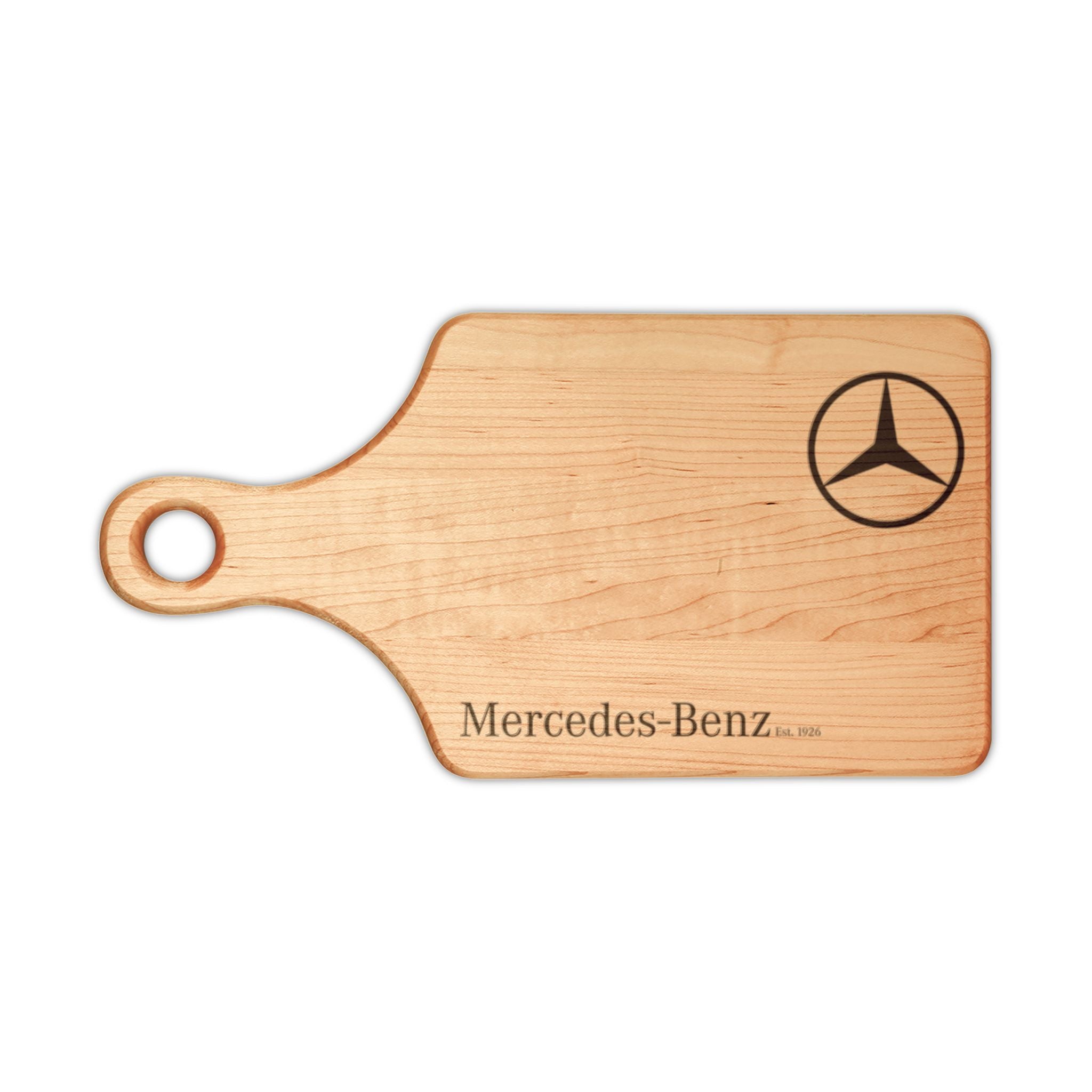 Mercedes Benz engraved Wooden Cutting Board | Personalized Engraving