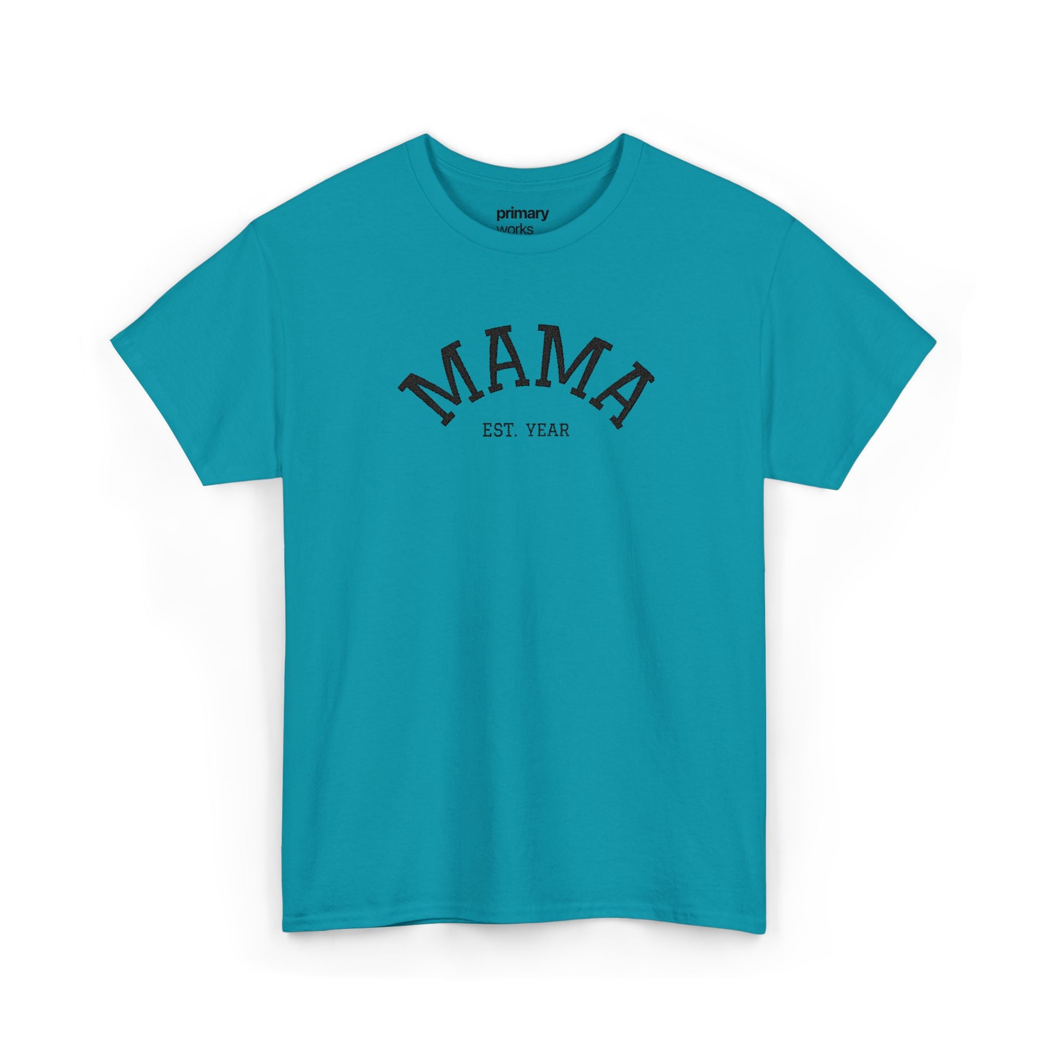 Mama Est. Year T‑Shirt — Vintage Mom Graphic Tee (Custom Year)