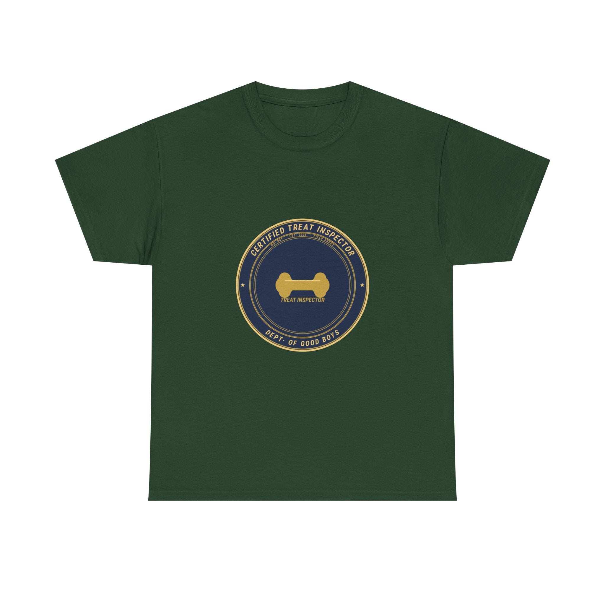Certified Treat Inspector Dog Tee | Funny Dog Owner Shirt