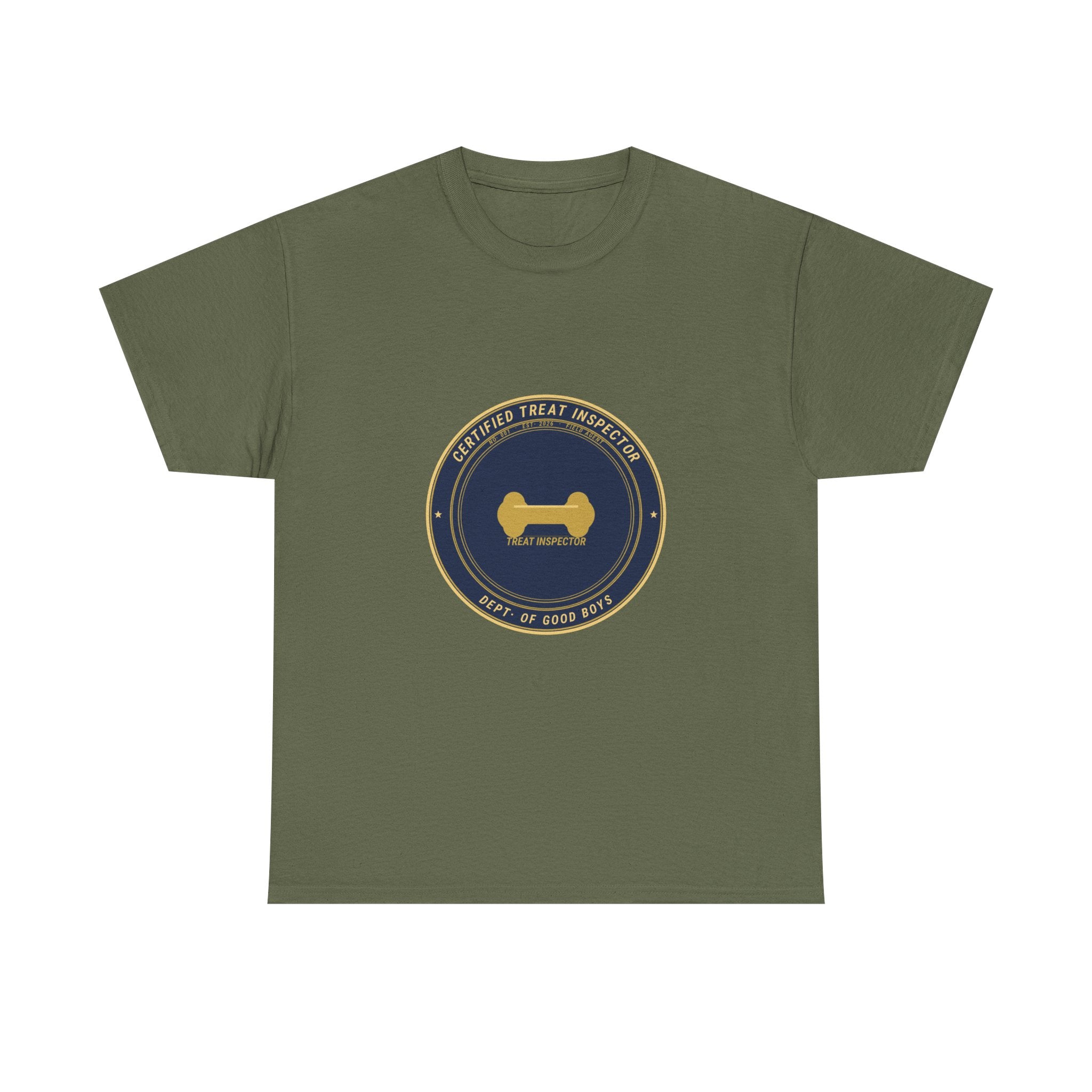 Certified Treat Inspector Dog Tee | Funny Dog Owner Shirt