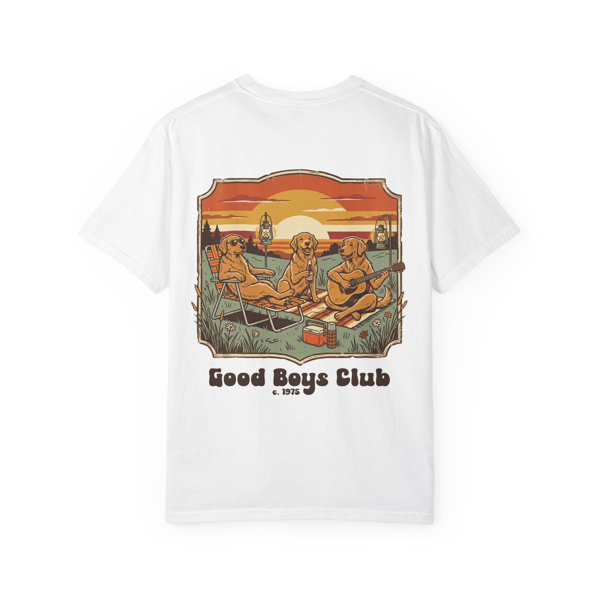Copy of Good Boys Club T-Shirt — Retro Fishing Dogs Graphic Tee