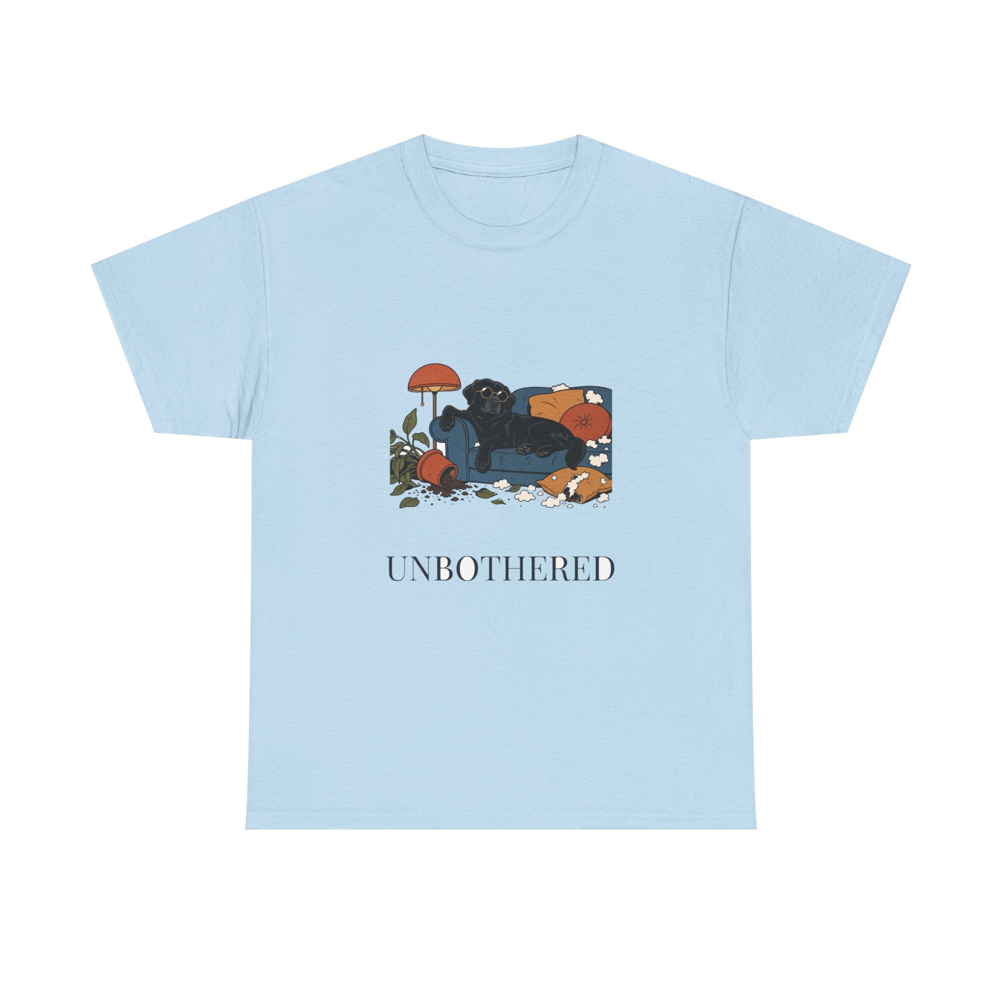 Unbothered Black Lab Tee | Funny Dog Mom Gift