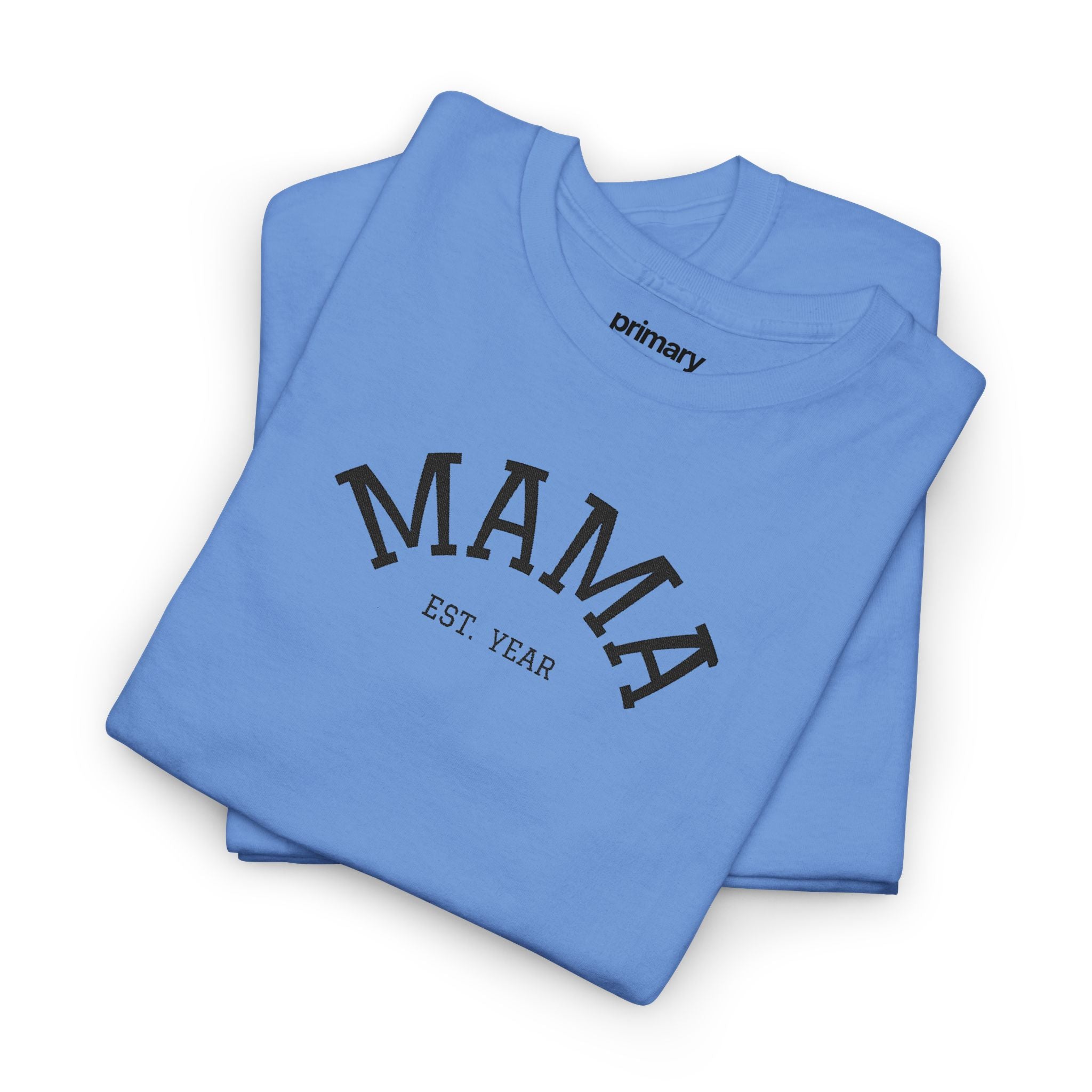 Mama Est. Year T‑Shirt — Vintage Mom Graphic Tee (Custom Year)