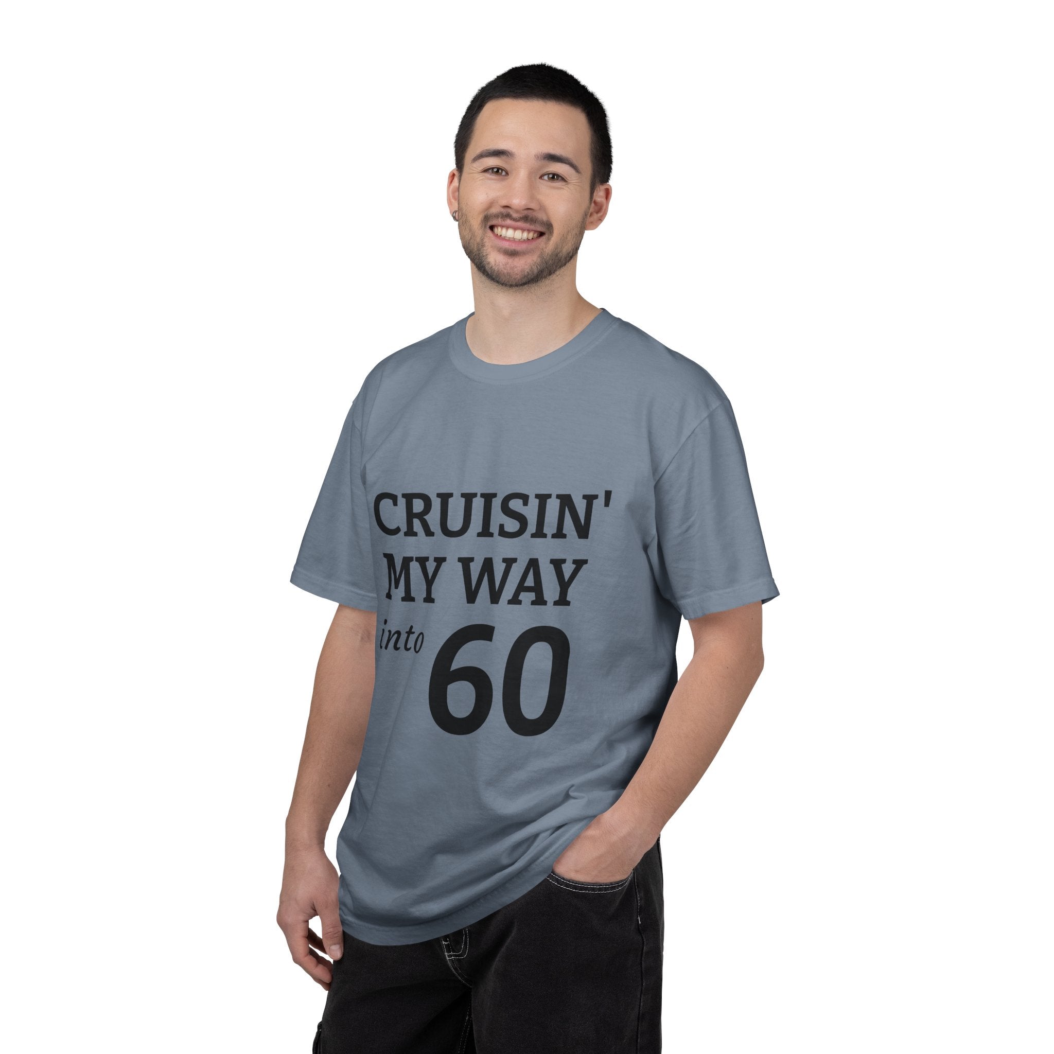 Cruisin' My Way Into 60 T-Shirt — 60th Birthday Gift Tee