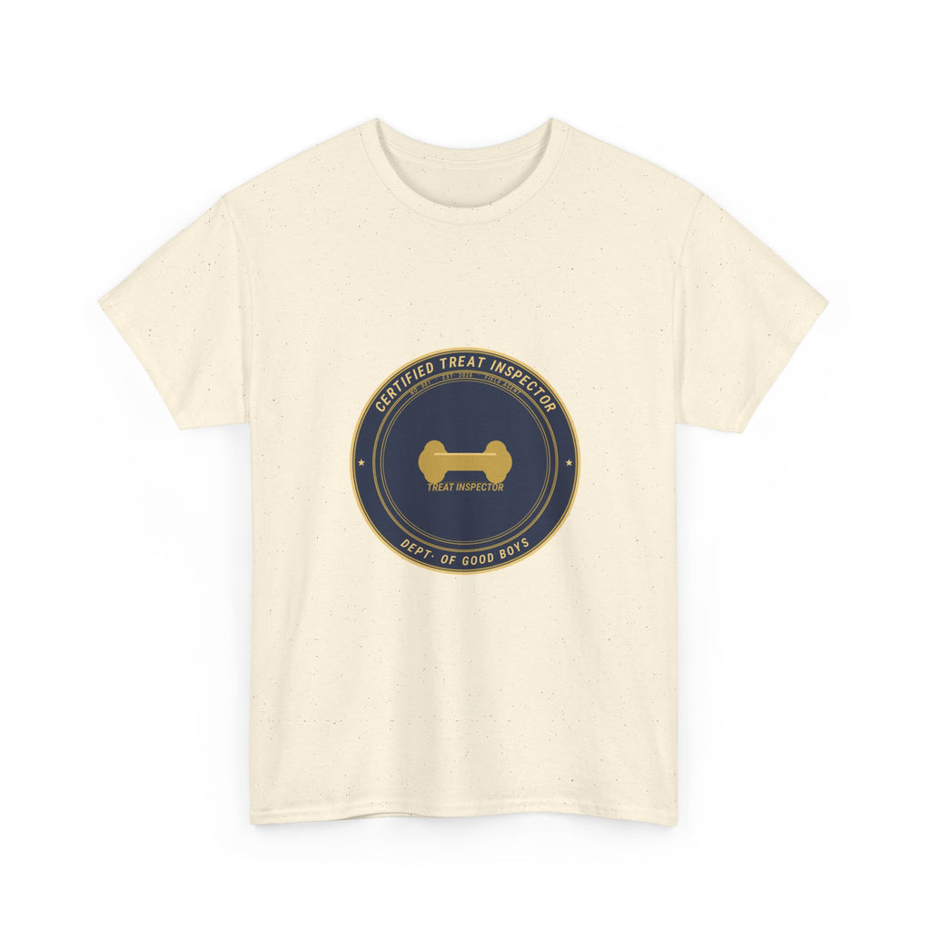 Certified Treat Inspector Dog Tee | Funny Dog Owner Shirt