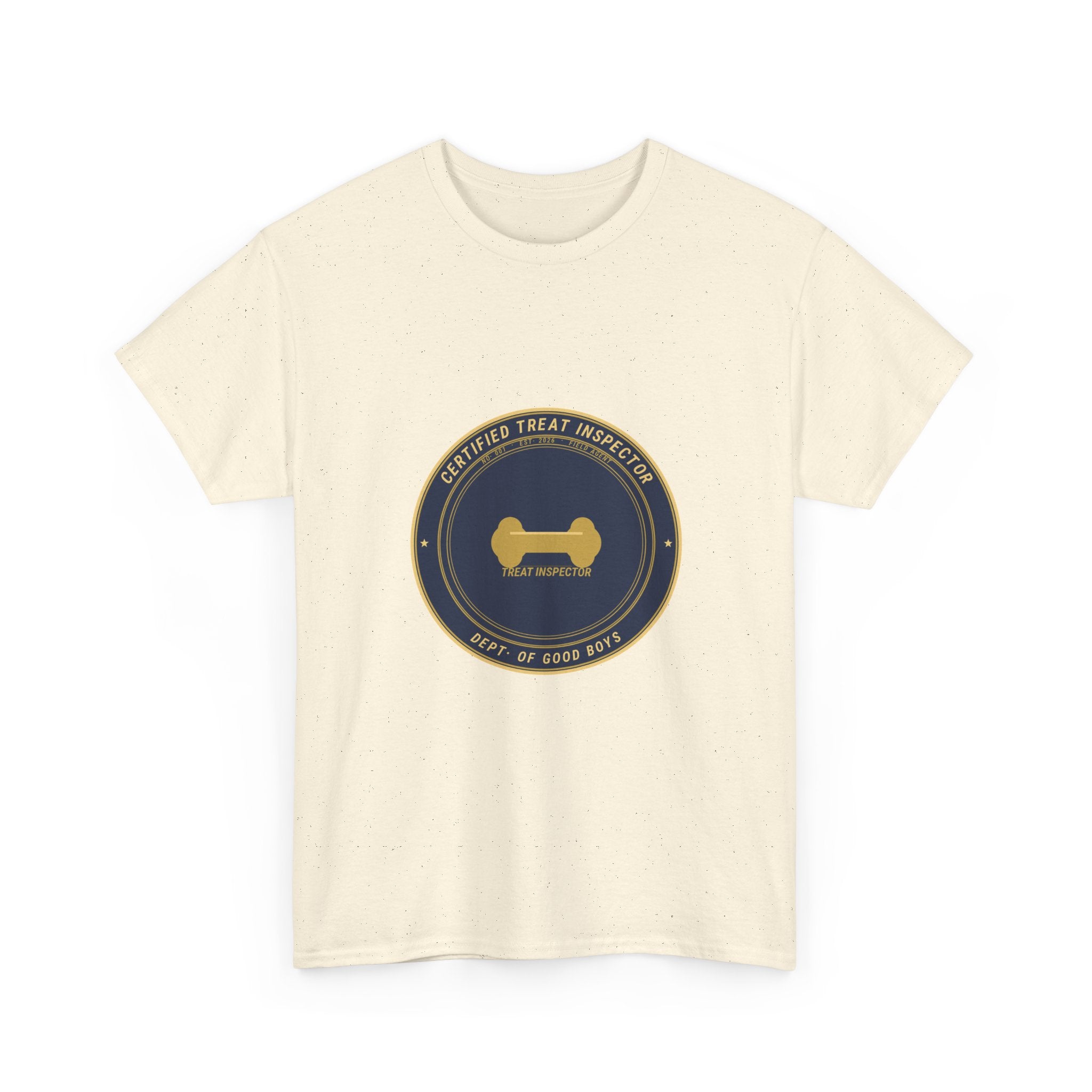 Certified Treat Inspector Dog Tee | Funny Dog Owner Shirt
