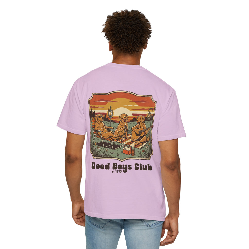 Copy of Good Boys Club T-Shirt — Retro Fishing Dogs Graphic Tee