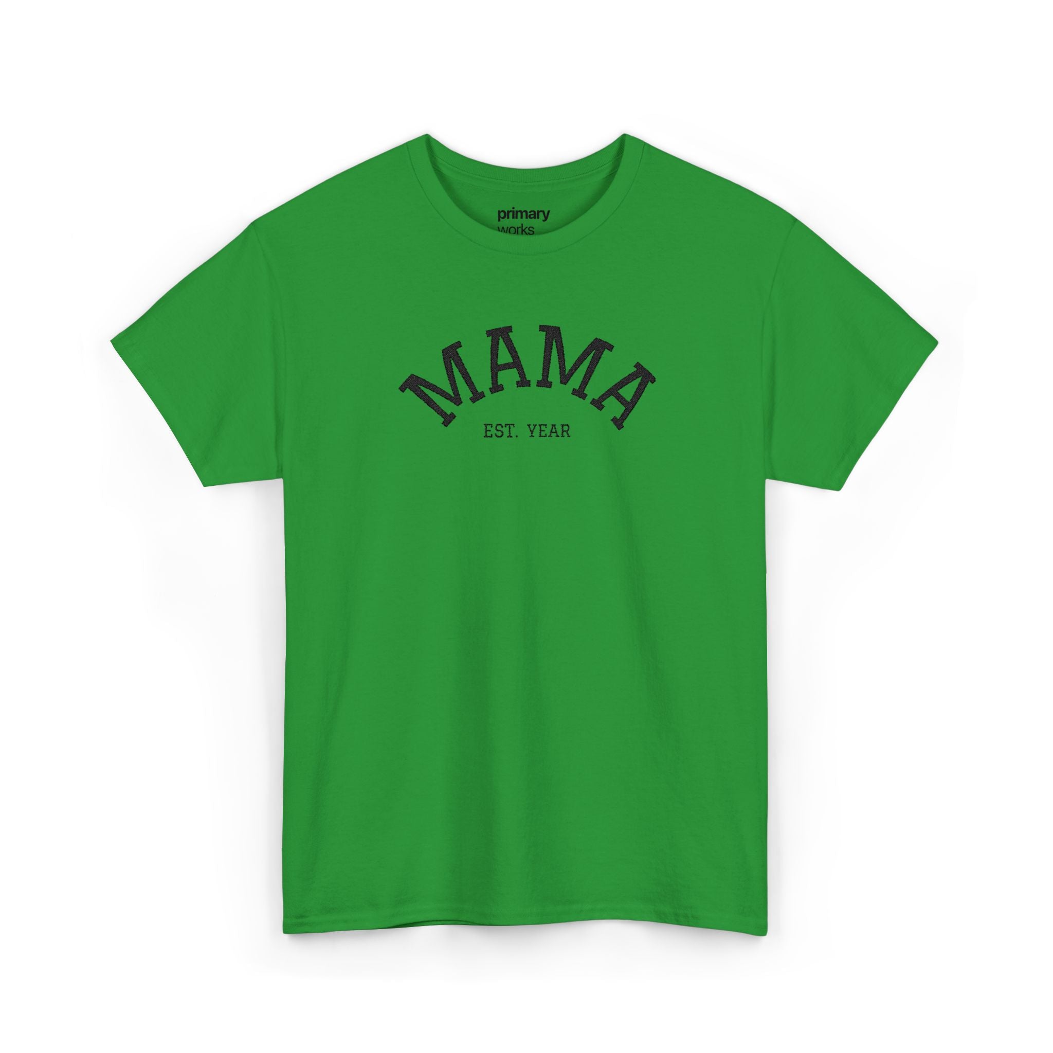 Mama Est. Year T‑Shirt — Vintage Mom Graphic Tee (Custom Year)