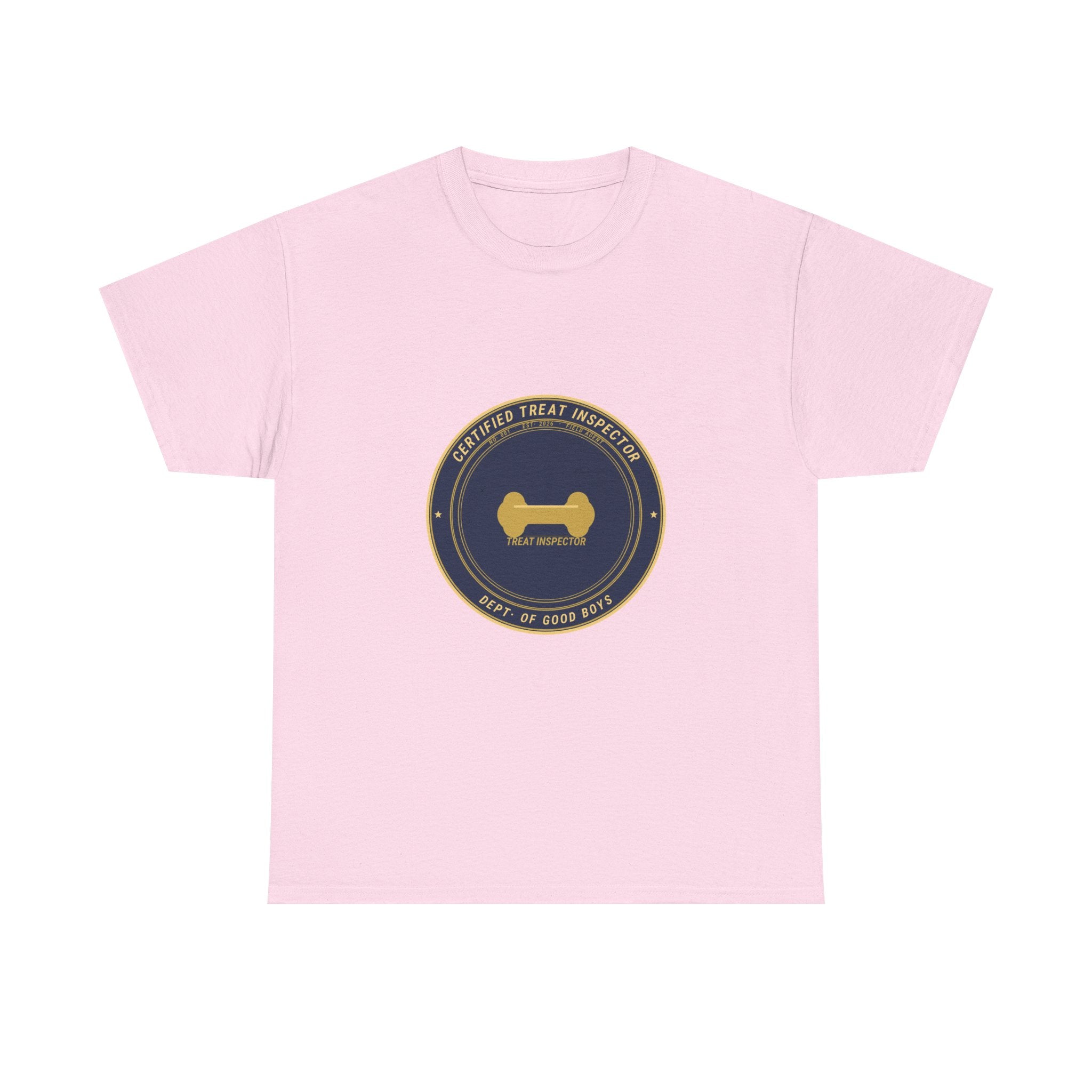 Certified Treat Inspector Dog Tee | Funny Dog Owner Shirt