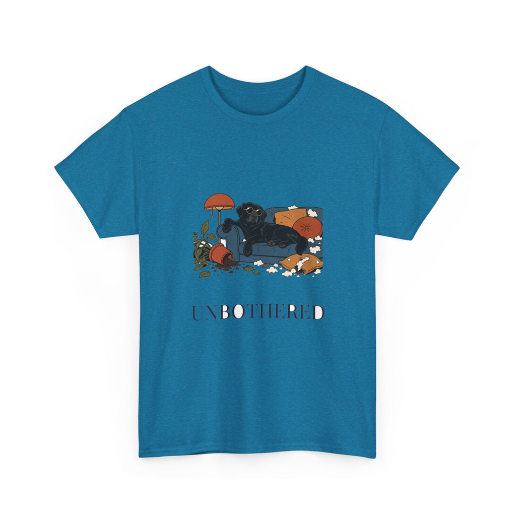 Unbothered Black Lab Tee | Funny Dog Mom Gift