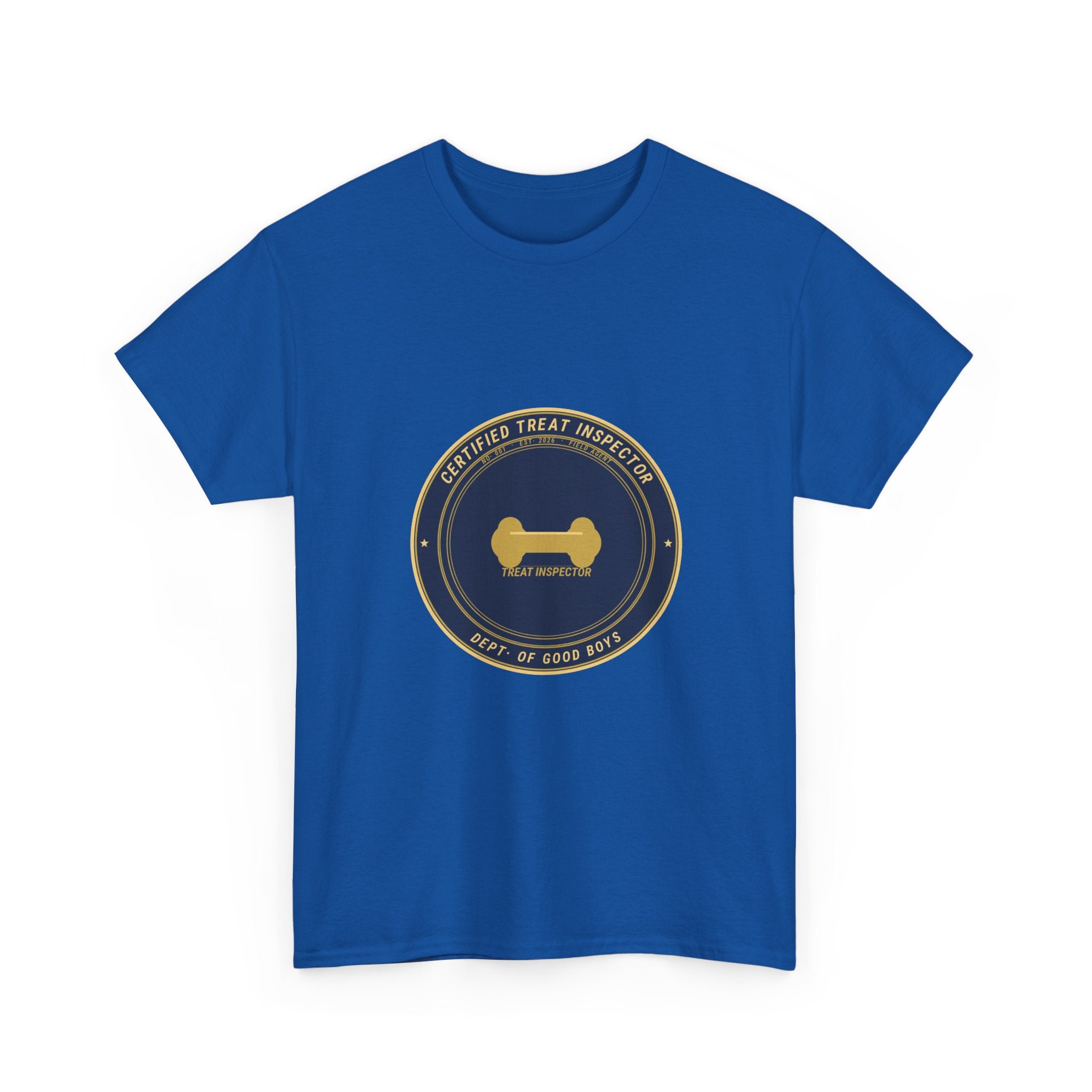 Certified Treat Inspector Dog Tee | Funny Dog Owner Shirt