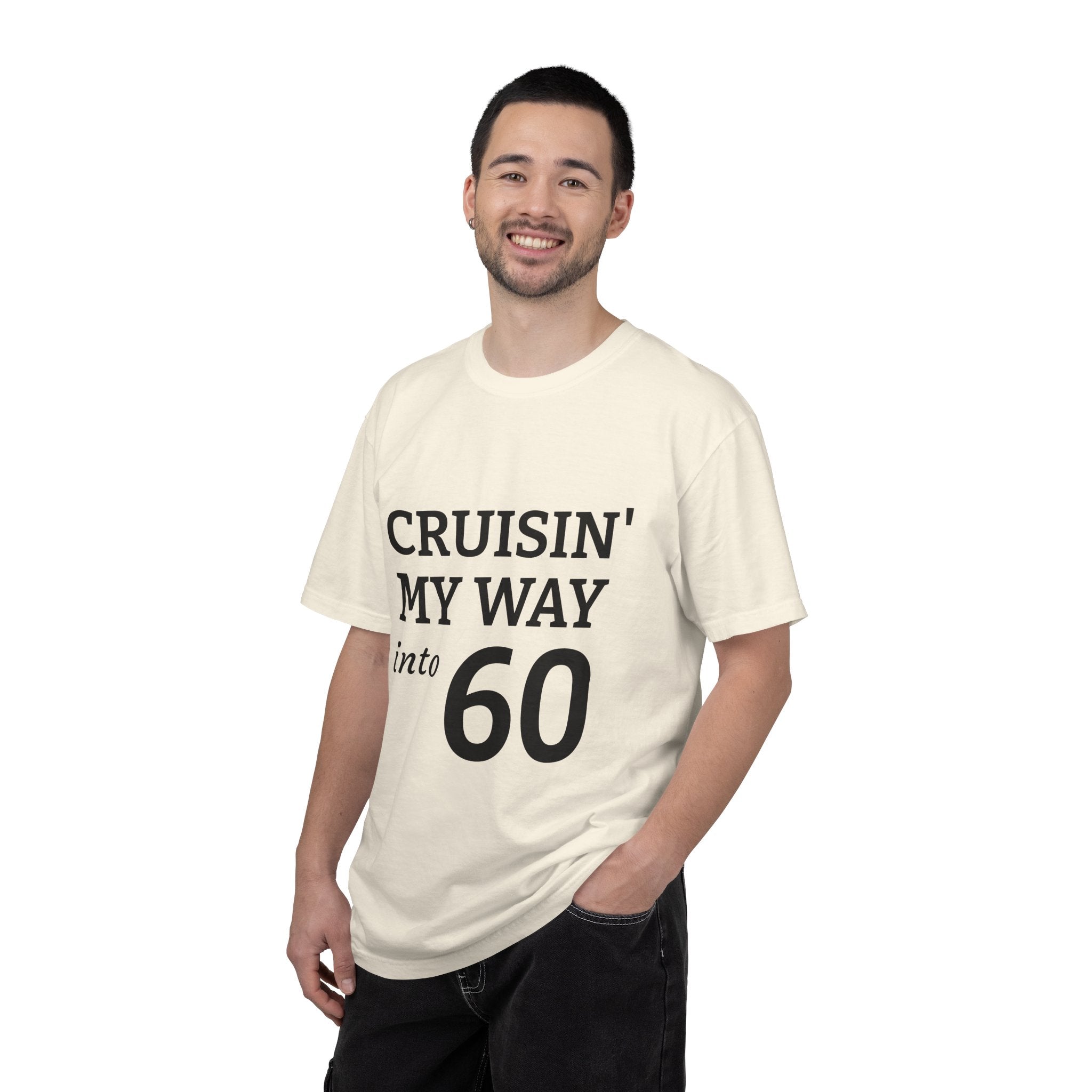 Cruisin' My Way Into 60 T-Shirt — 60th Birthday Gift Tee