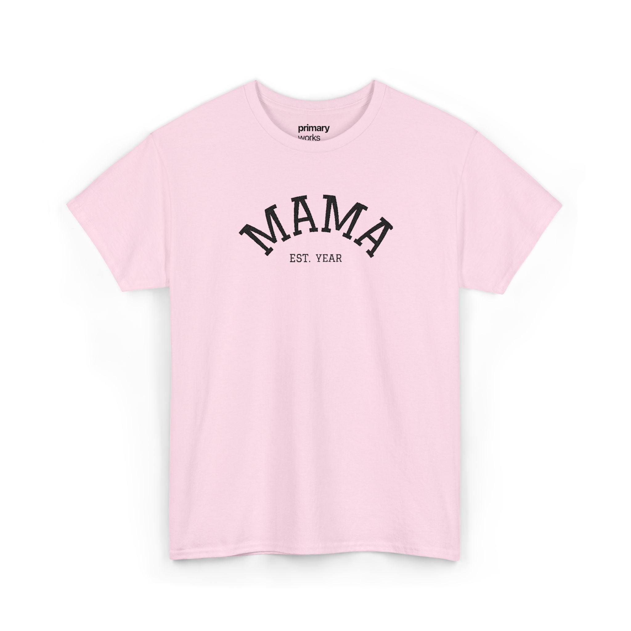 Mama Est. Year T‑Shirt — Vintage Mom Graphic Tee (Custom Year)