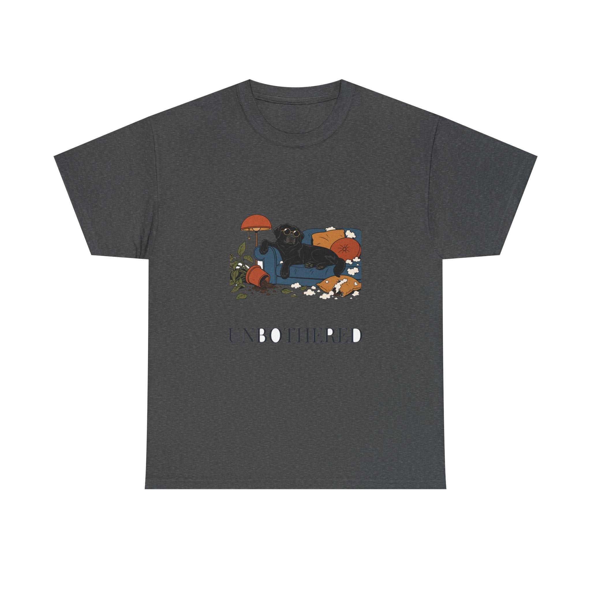 Unbothered Black Lab Tee | Funny Dog Mom Gift