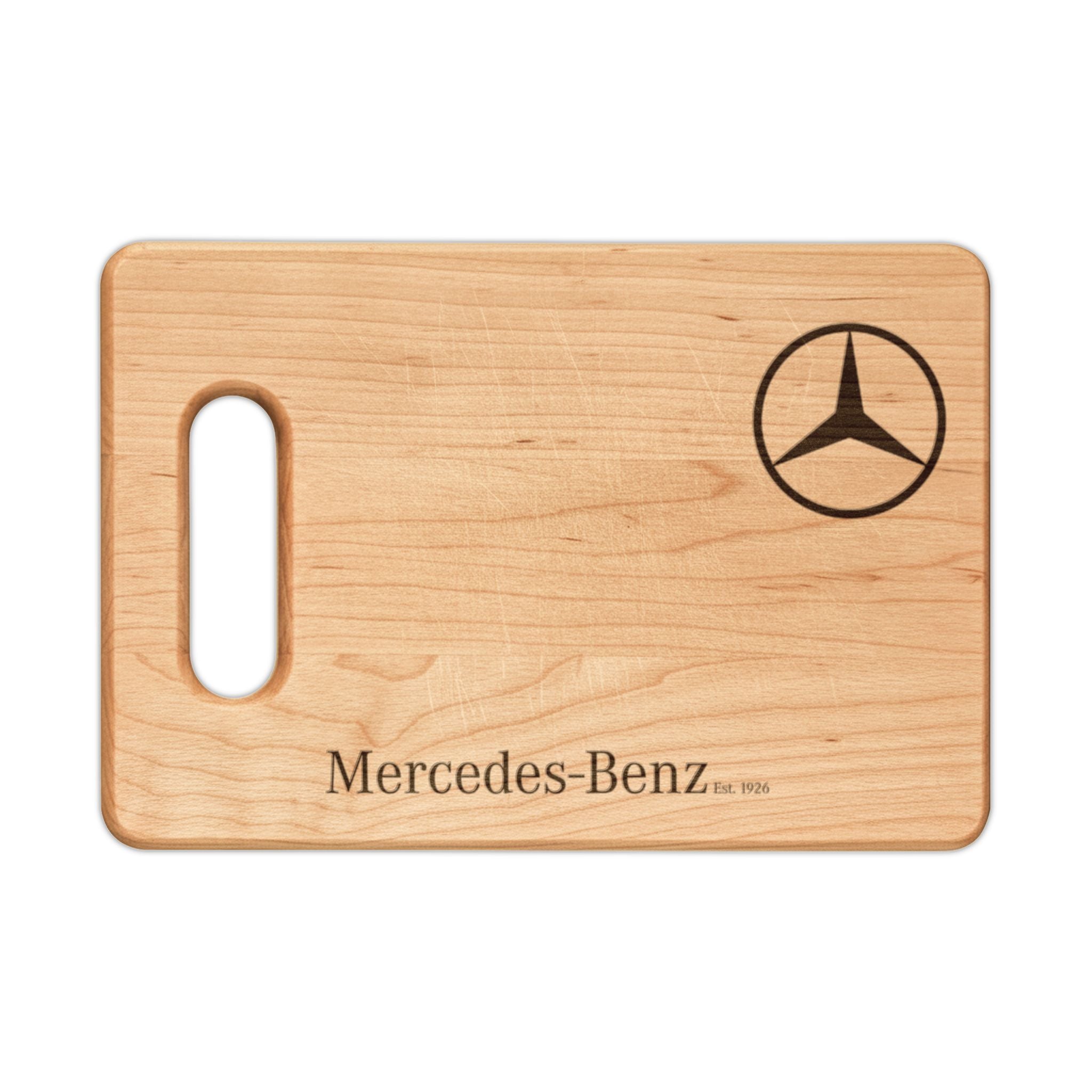 Mercedes Benz engraved Wooden Cutting Board | Personalized Engraving