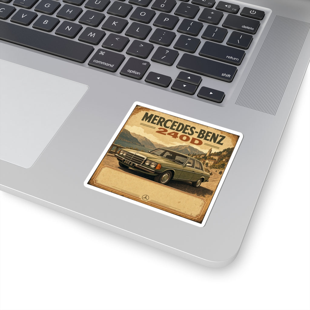 240D Retro Poster Sticker