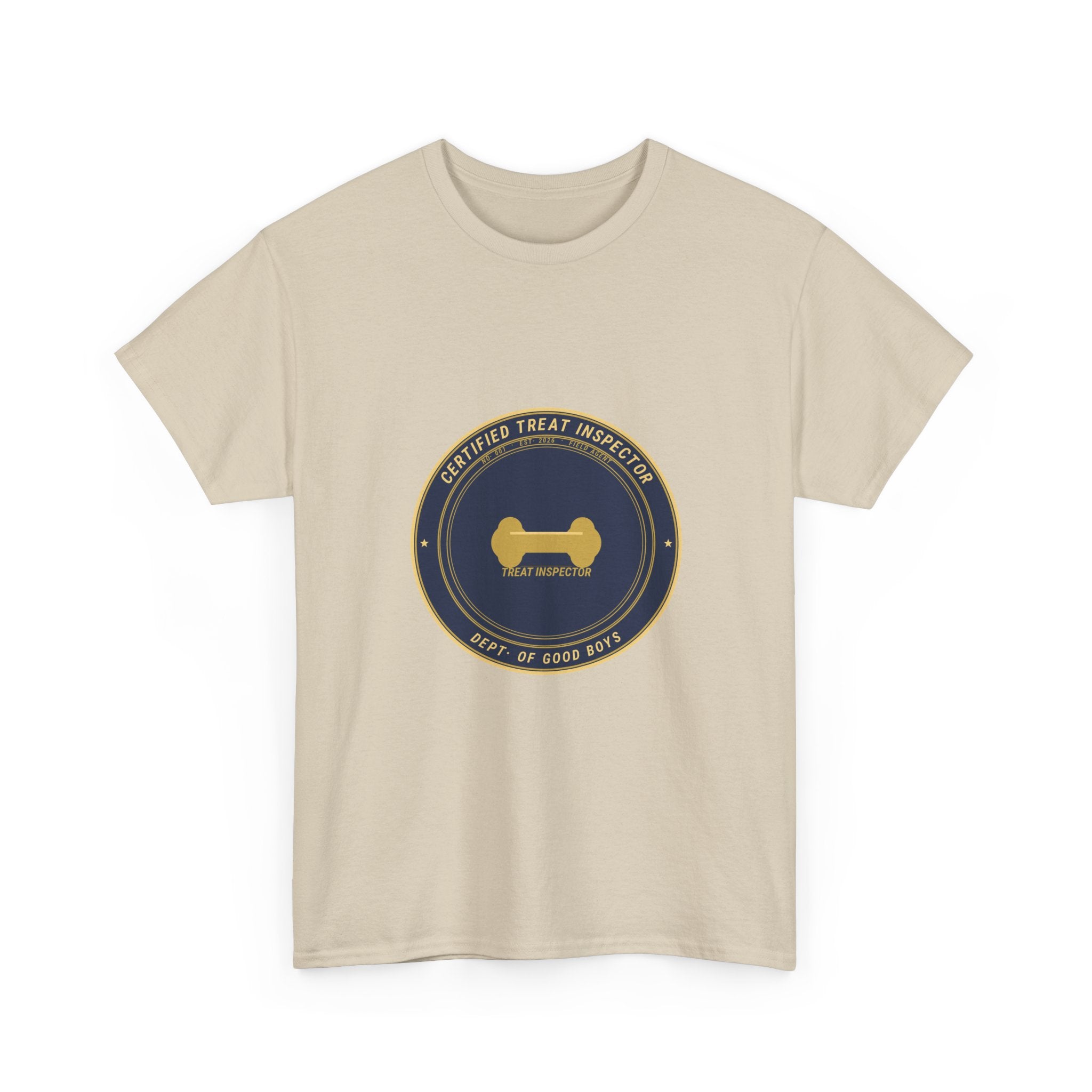 Certified Treat Inspector Dog Tee | Funny Dog Owner Shirt