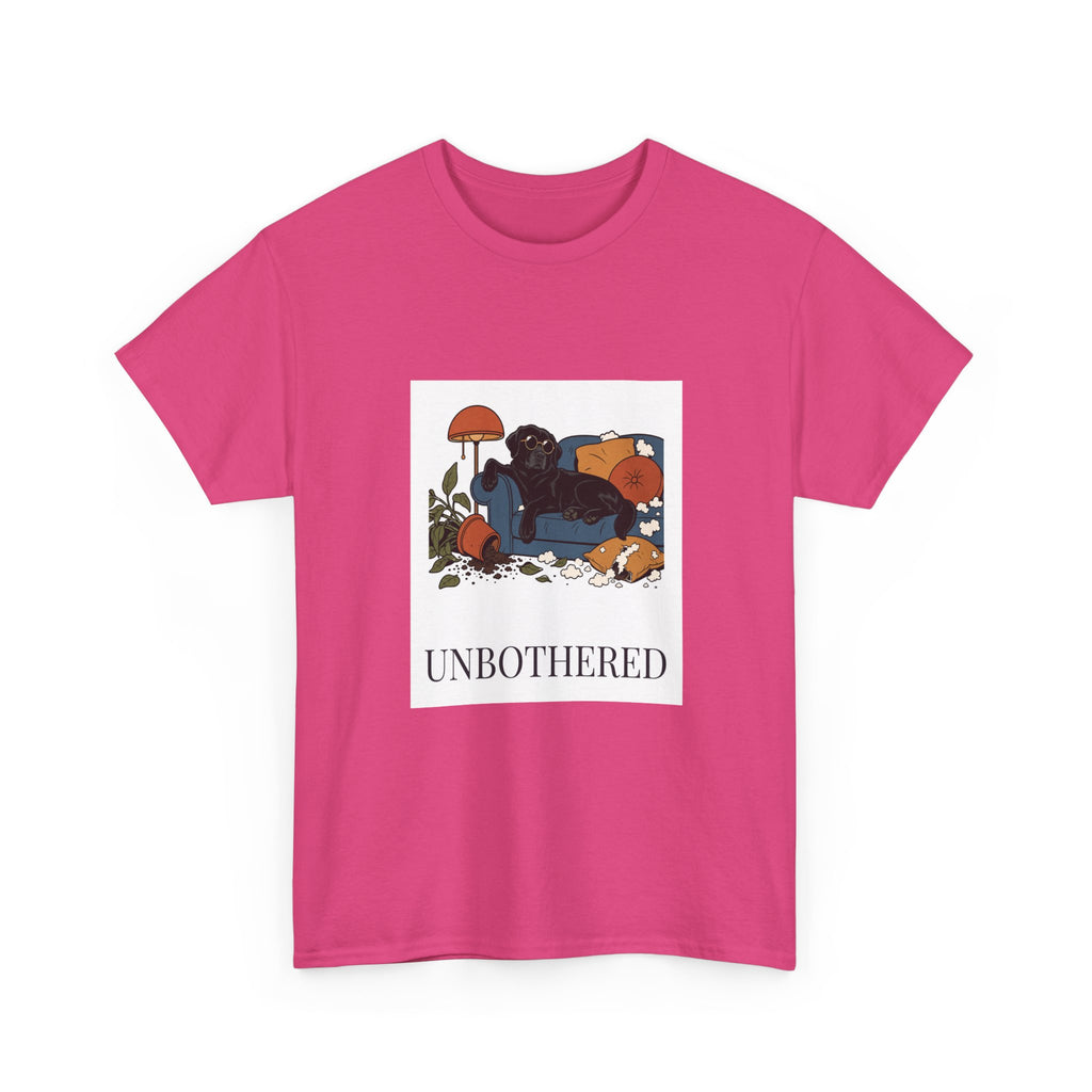 Unbothered Black Lab Tee | Funny Dog Mom Gift