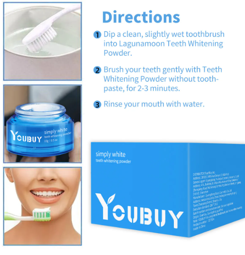 Teeth Whitening Brightening Powder